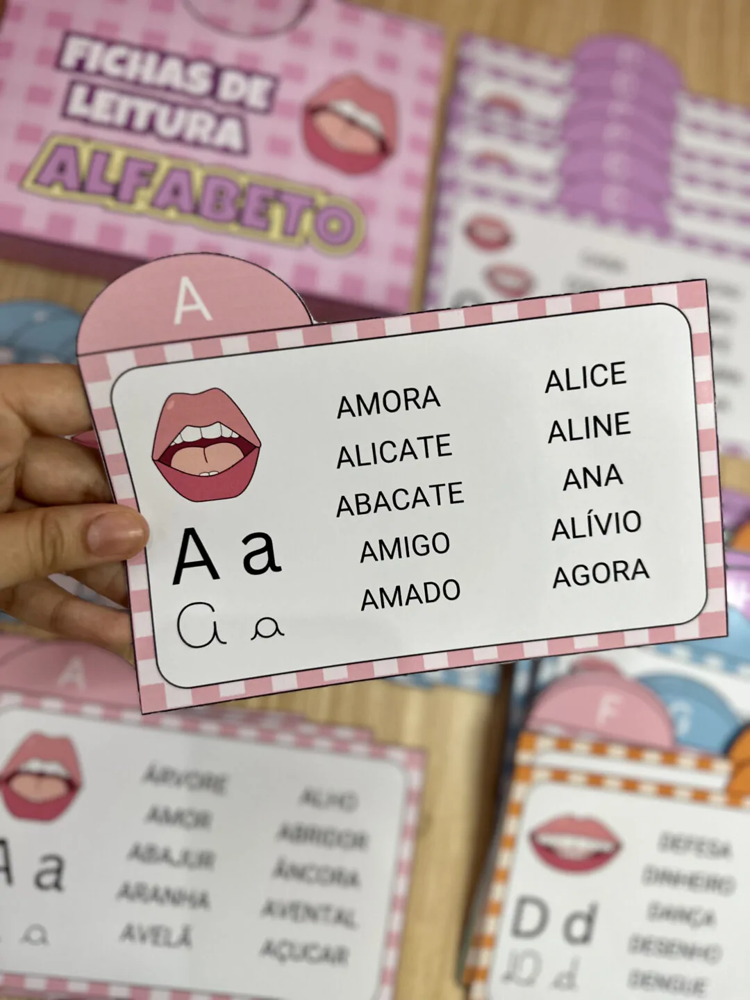 Fichas de Leitura Alfabeto - Imagem 3