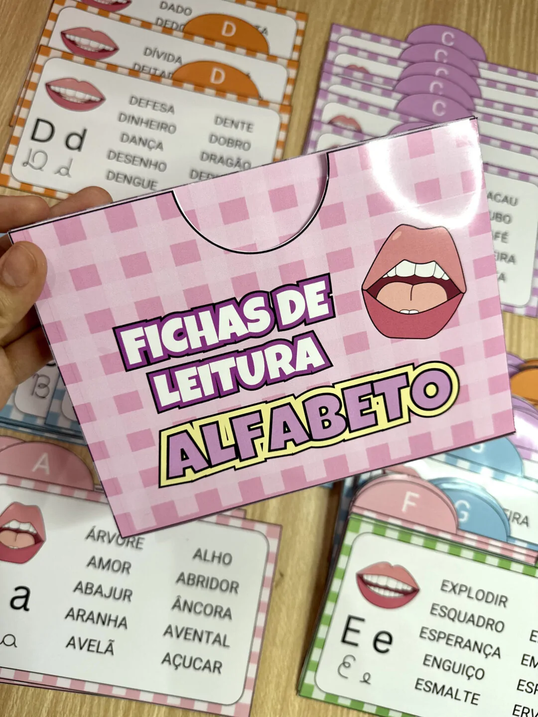 Fichas de Leitura Alfabeto - Imagem 5