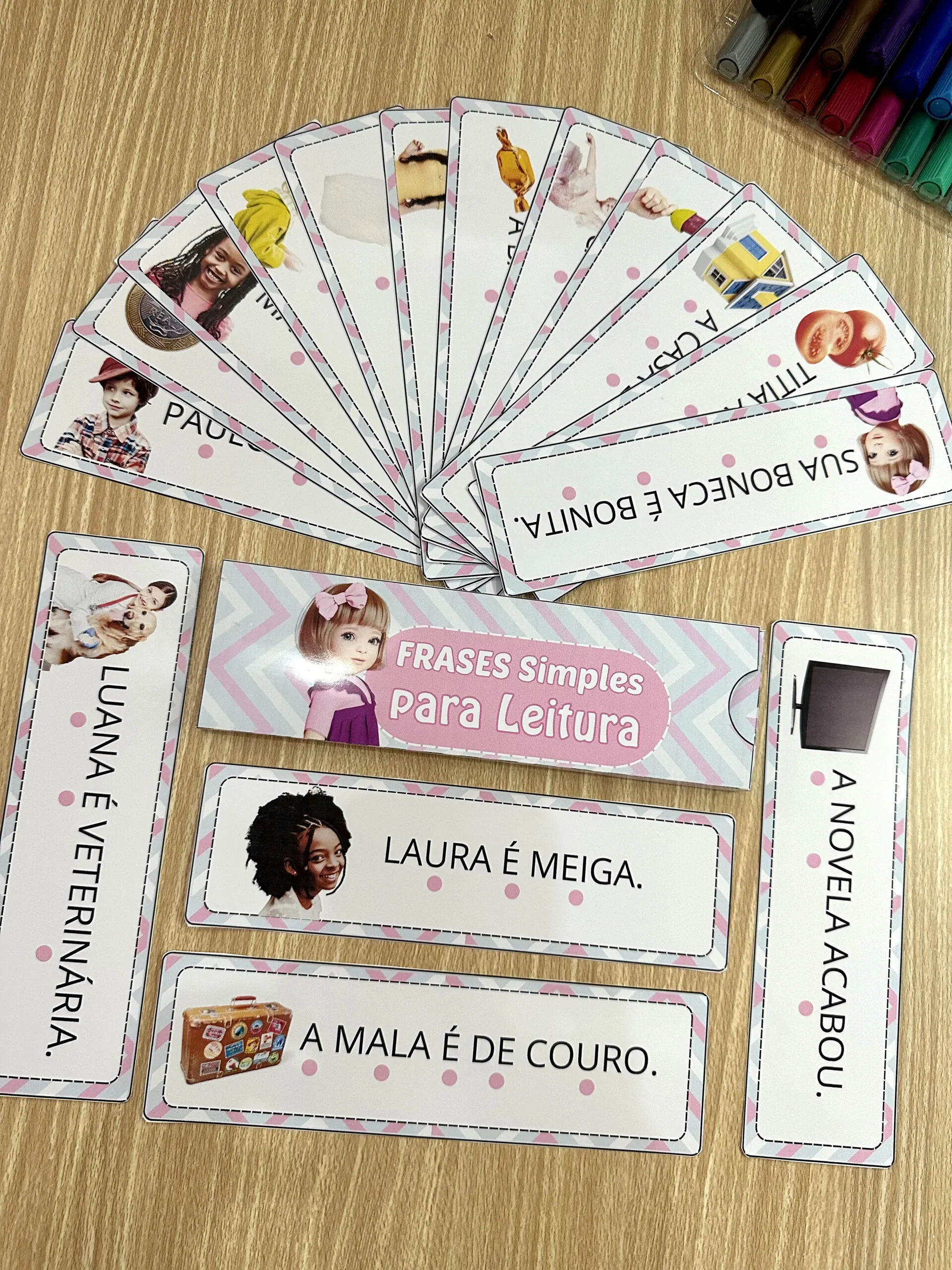 Frases simples para Leitura