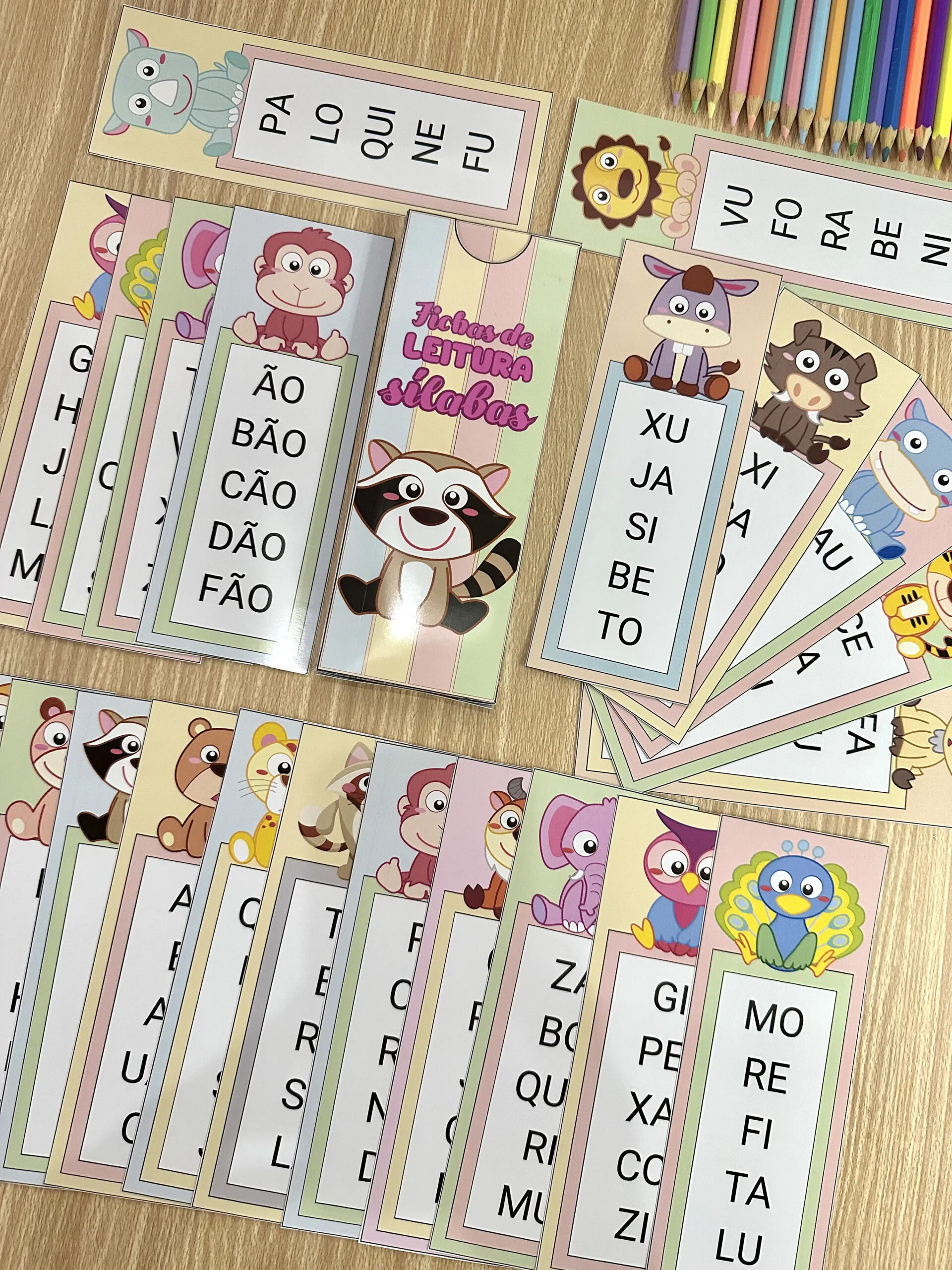 Fichas - Leitura de Sílabas - Imagem 7