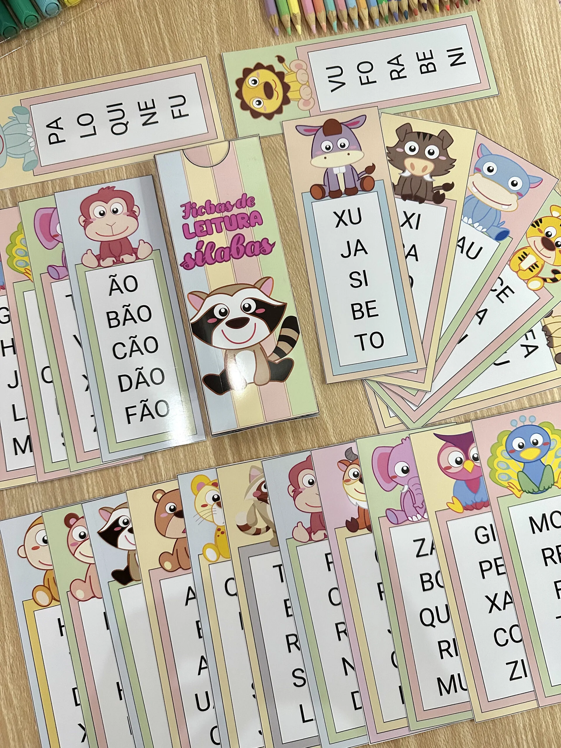 Fichas - Leitura de Sílabas - Imagem 8