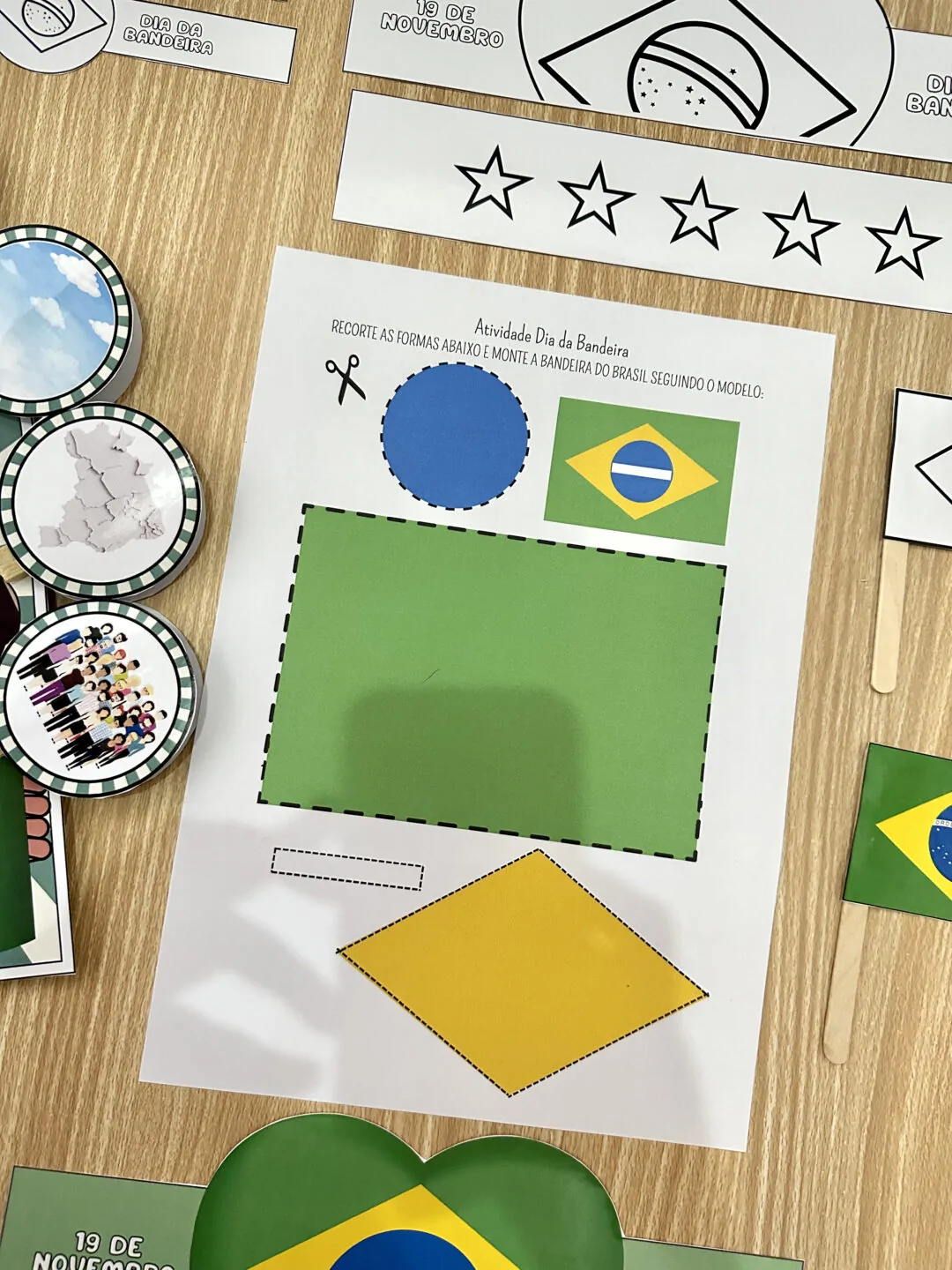 Kit Luva e Lembrancinhas + Painel Dia da Bandeira - Imagem 6