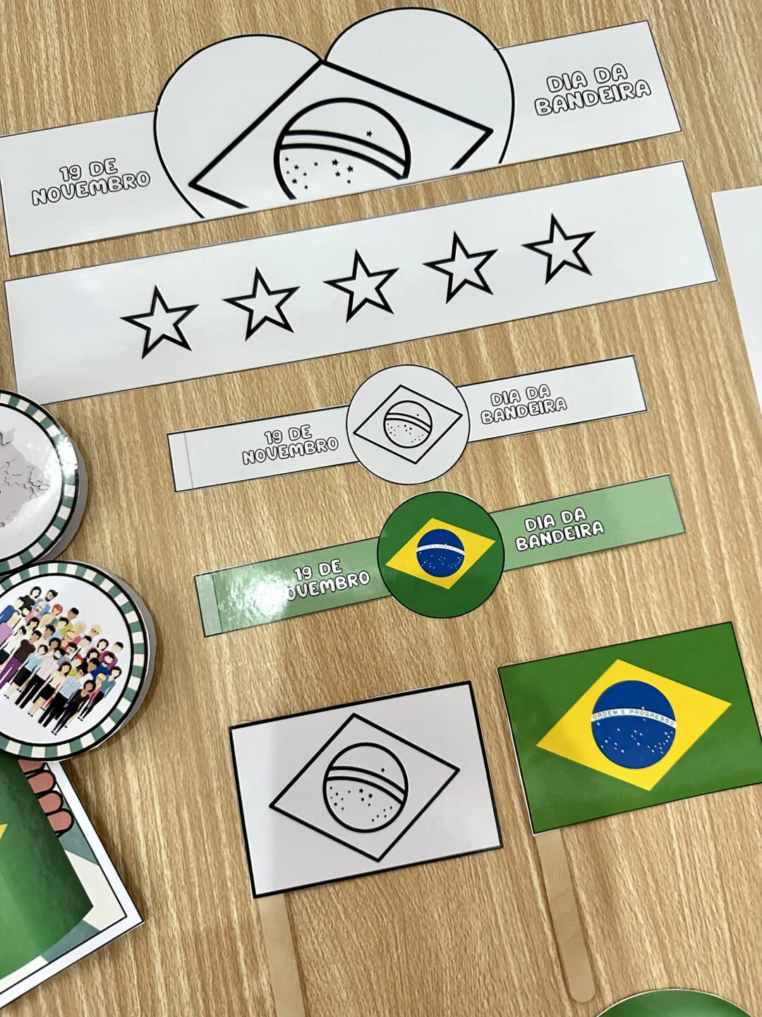 Kit Luva e Lembrancinhas + Painel Dia da Bandeira - Imagem 7