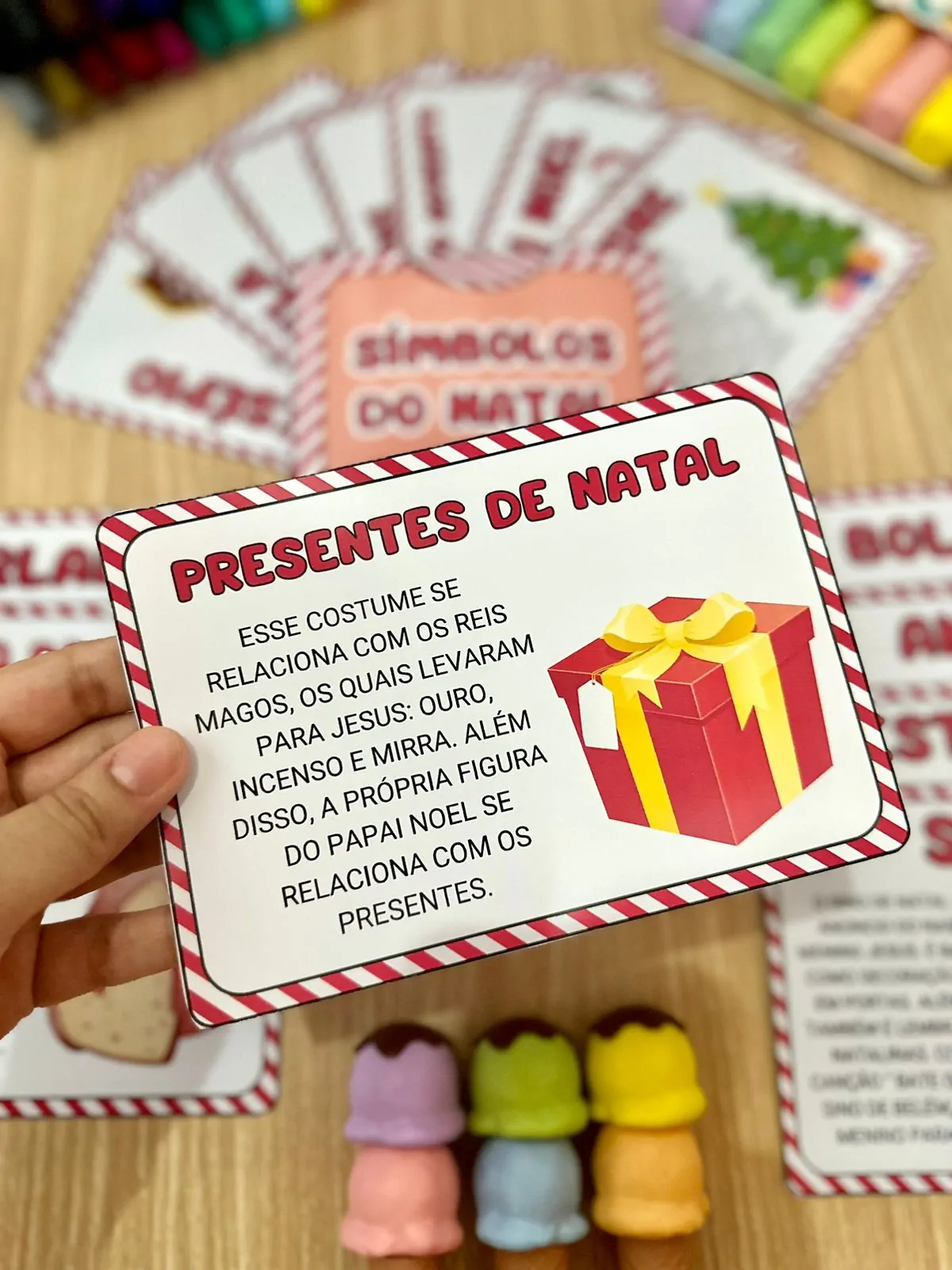 Fichas de Leitura-Símbolos do Natal - Imagem 2