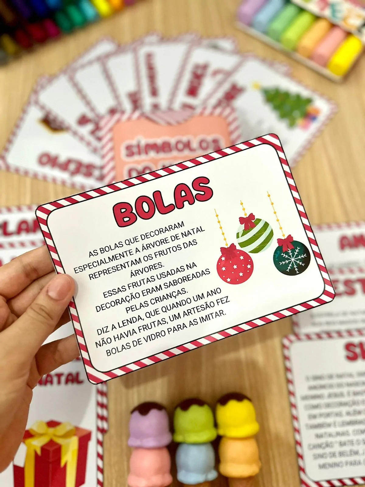 Fichas de Leitura-Símbolos do Natal - Imagem 4