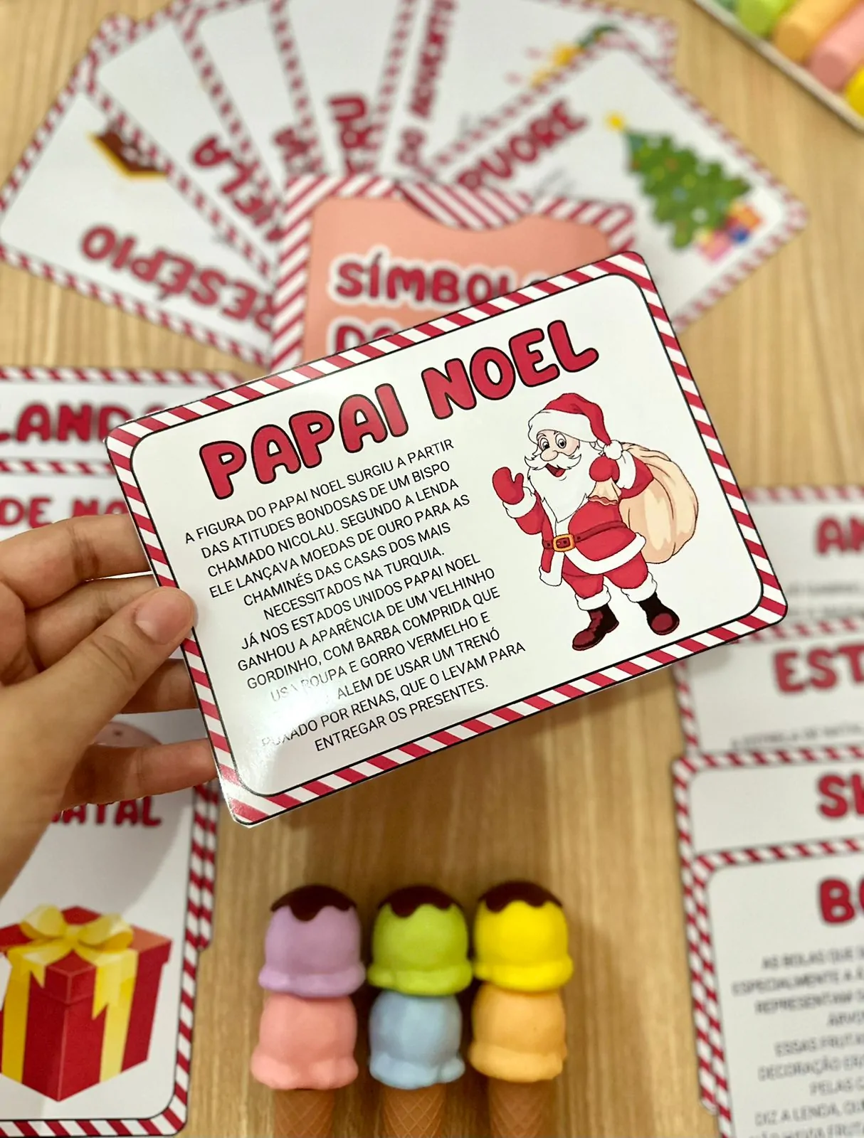 Fichas de Leitura-Símbolos do Natal - Imagem 6