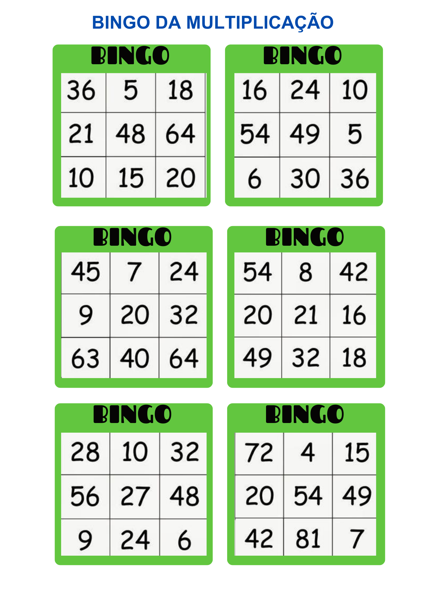 10 Jogos da Tabuada de Multiplicação - Imagem 7