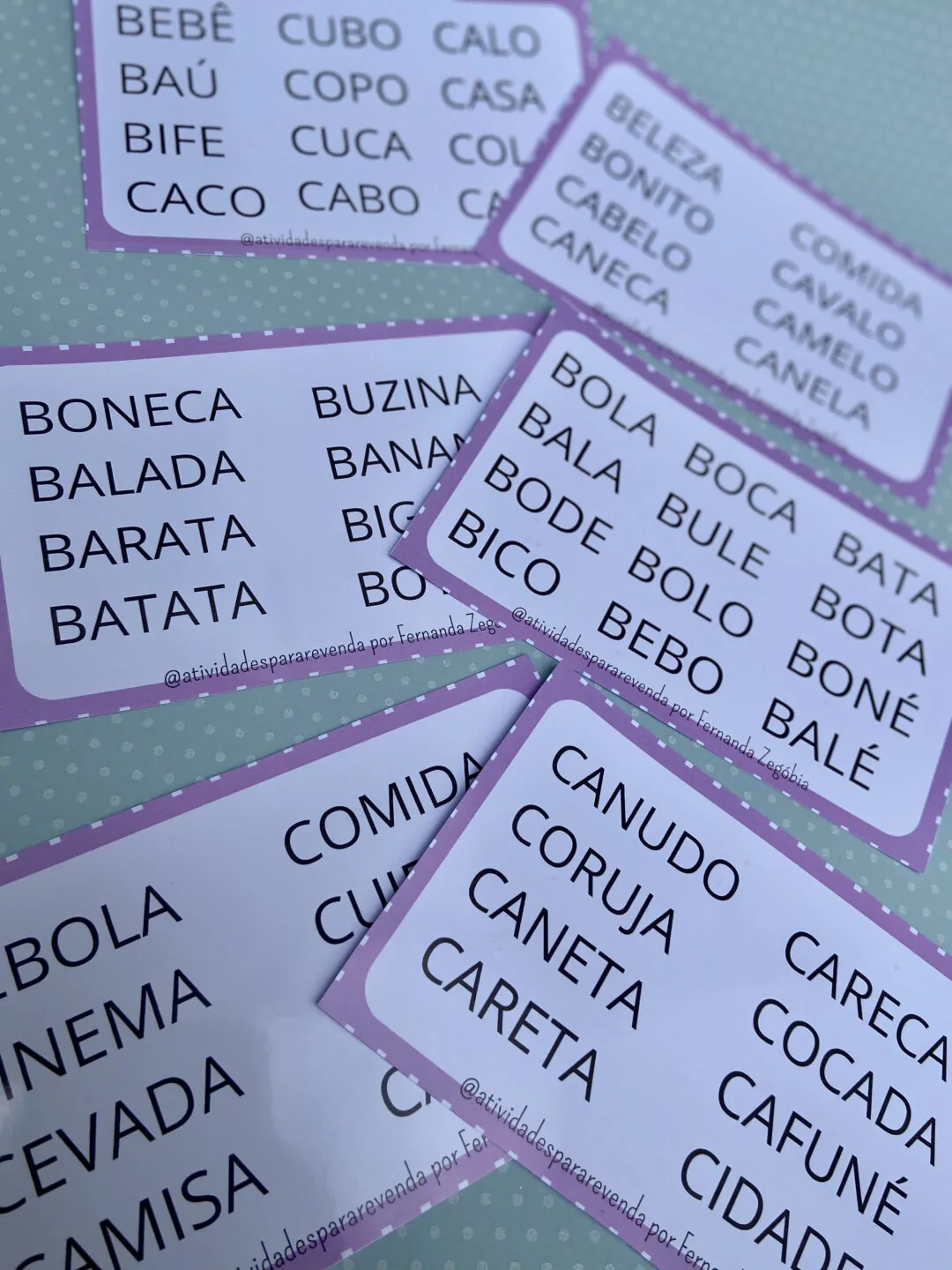 Fichas de Leitura Simples - Imagem 2