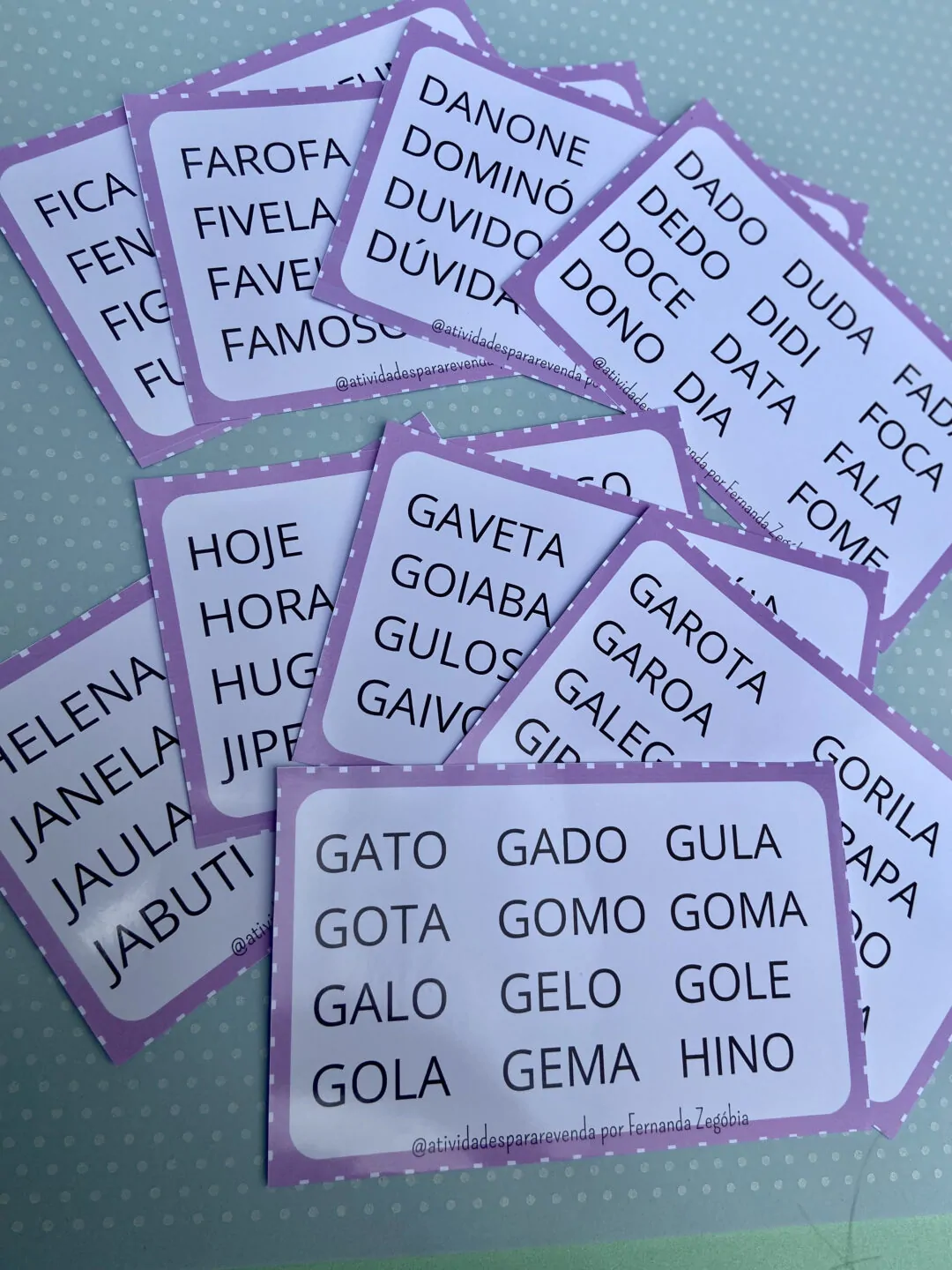 Fichas de Leitura Simples - Imagem 3