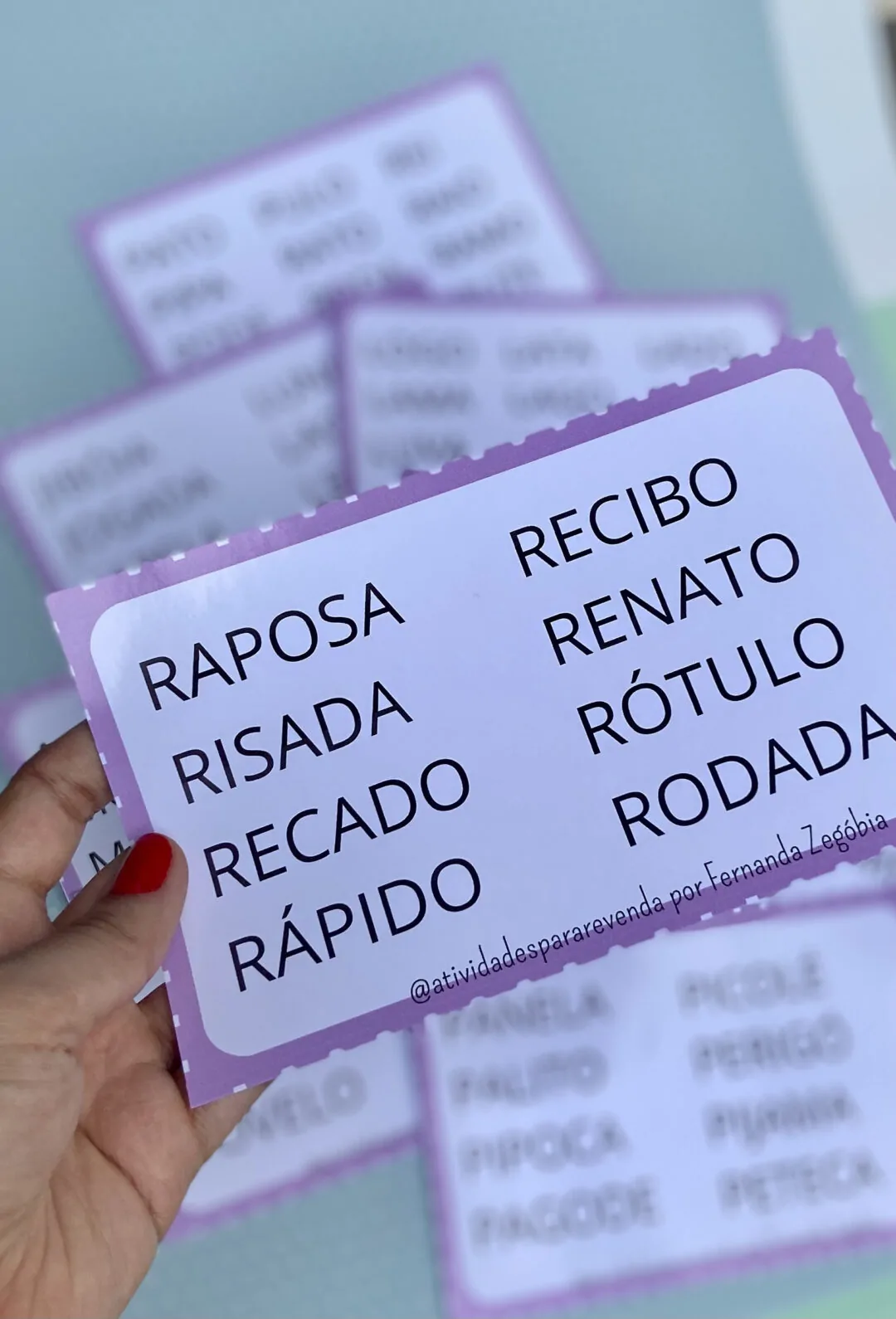 Fichas de Leitura Simples - Imagem 6