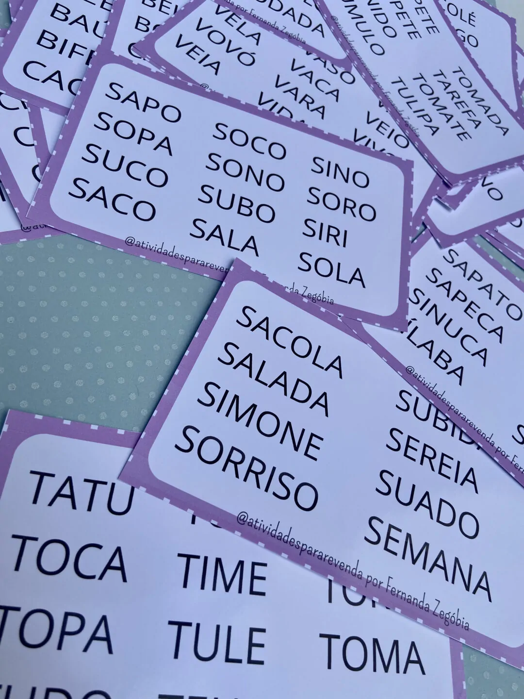 Fichas de Leitura Simples - Imagem 5