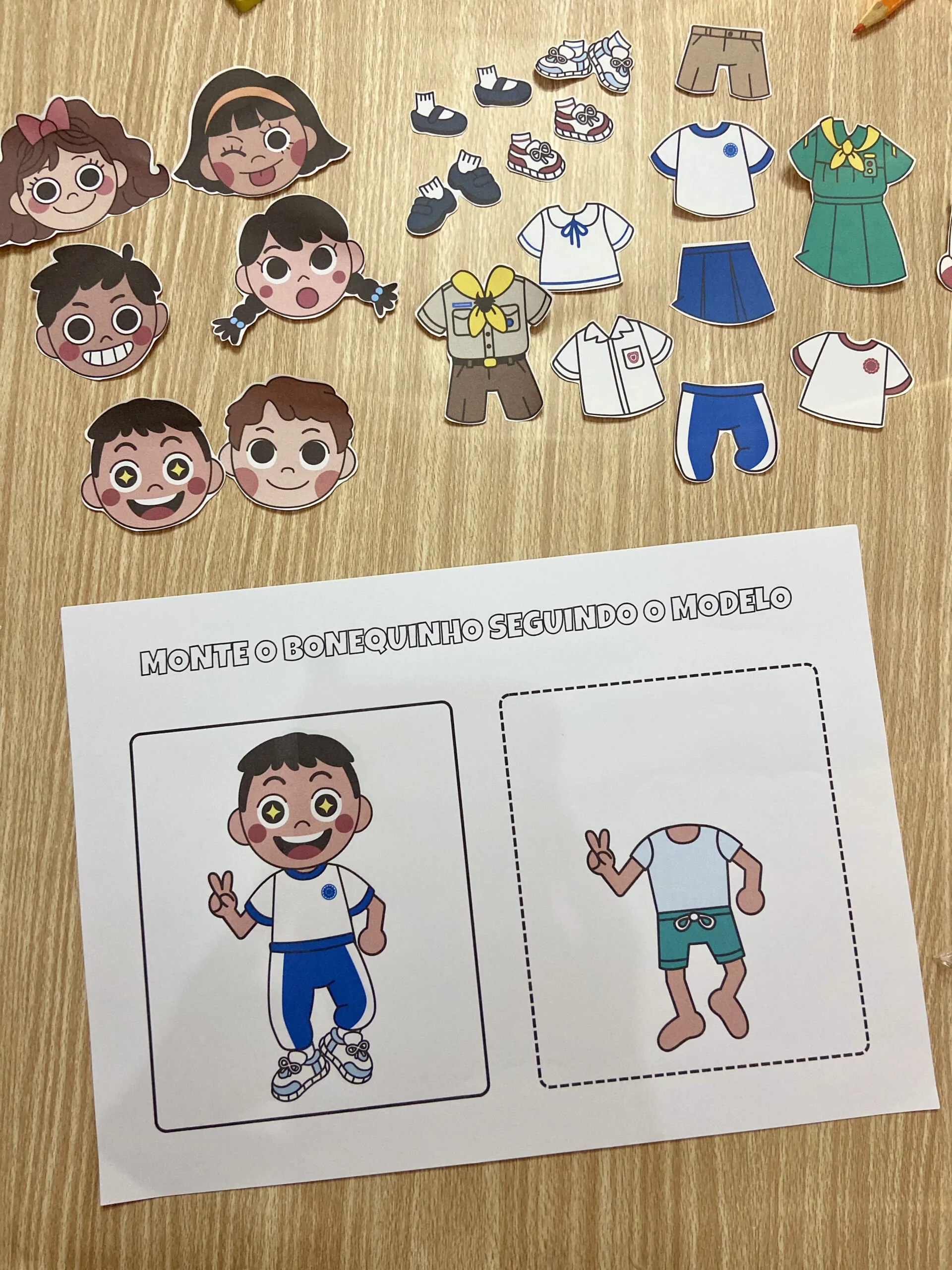 Bonequinhos para Montar - Imagem 2