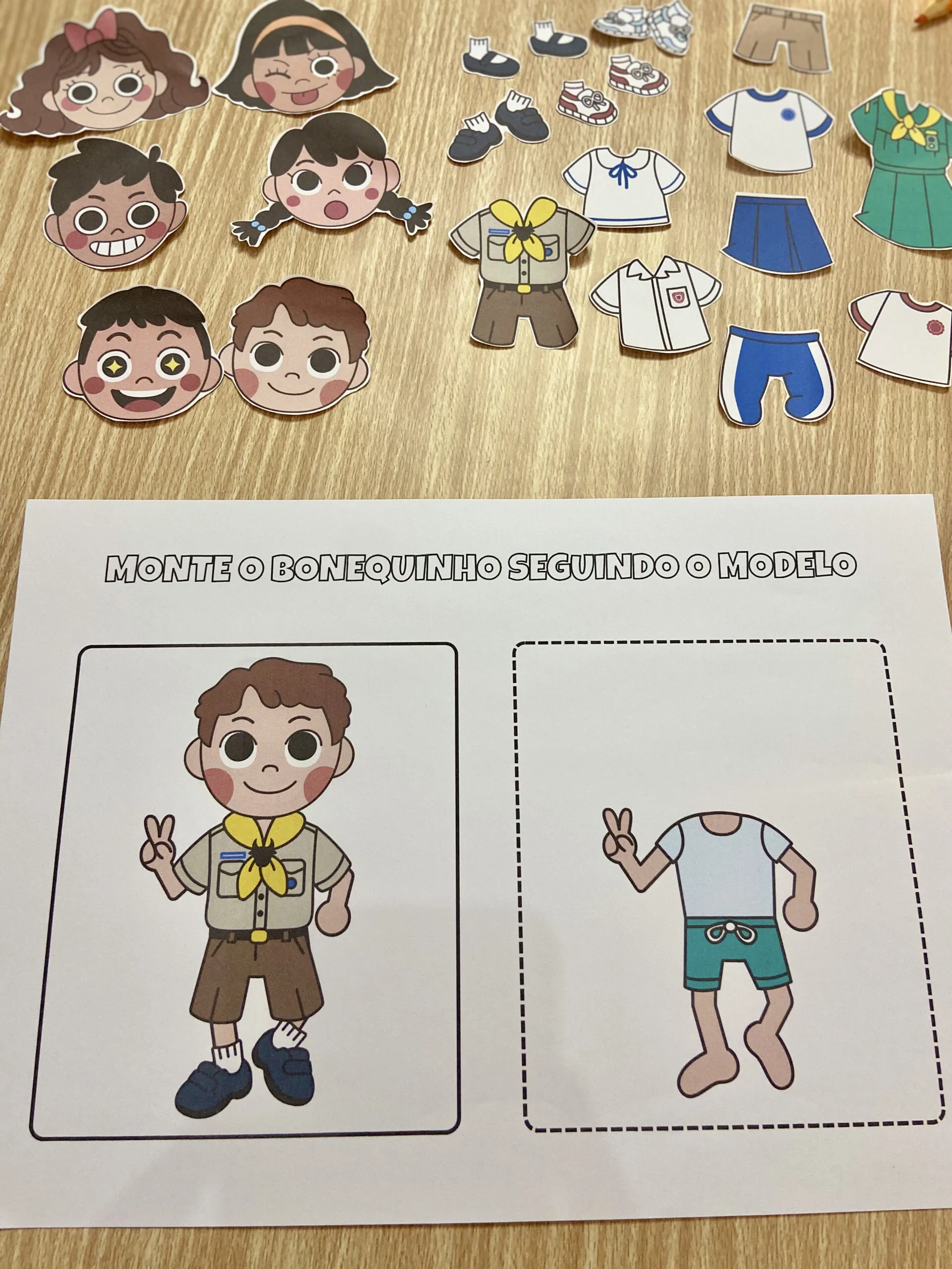 Bonequinhos para Montar - Imagem 3