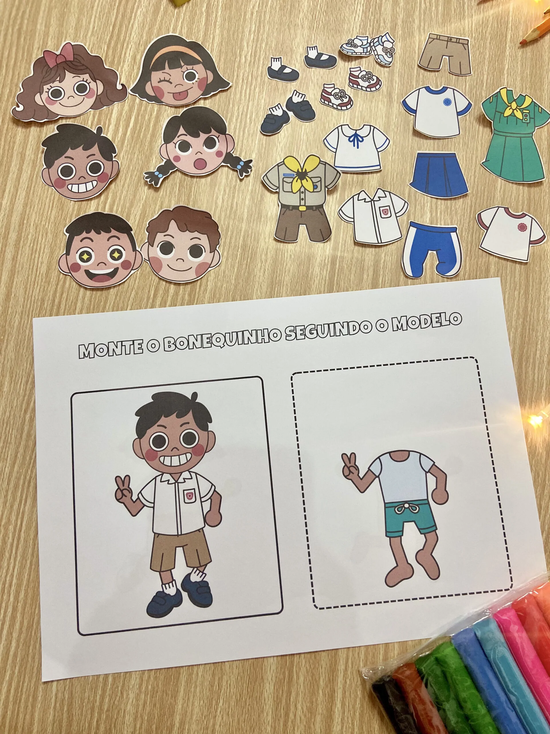 Bonequinhos para Montar - Imagem 4