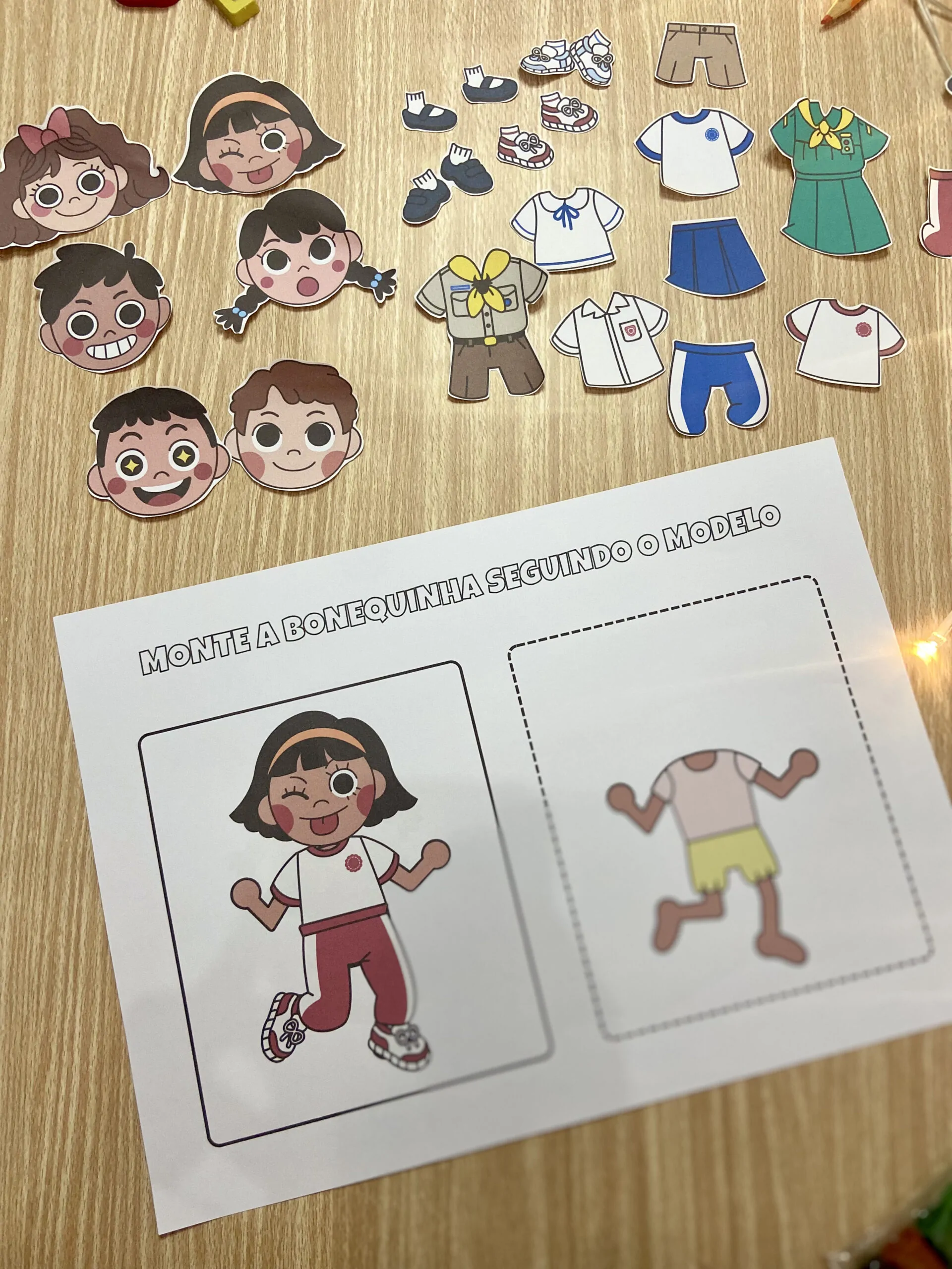 Bonequinhos para Montar - Imagem 5