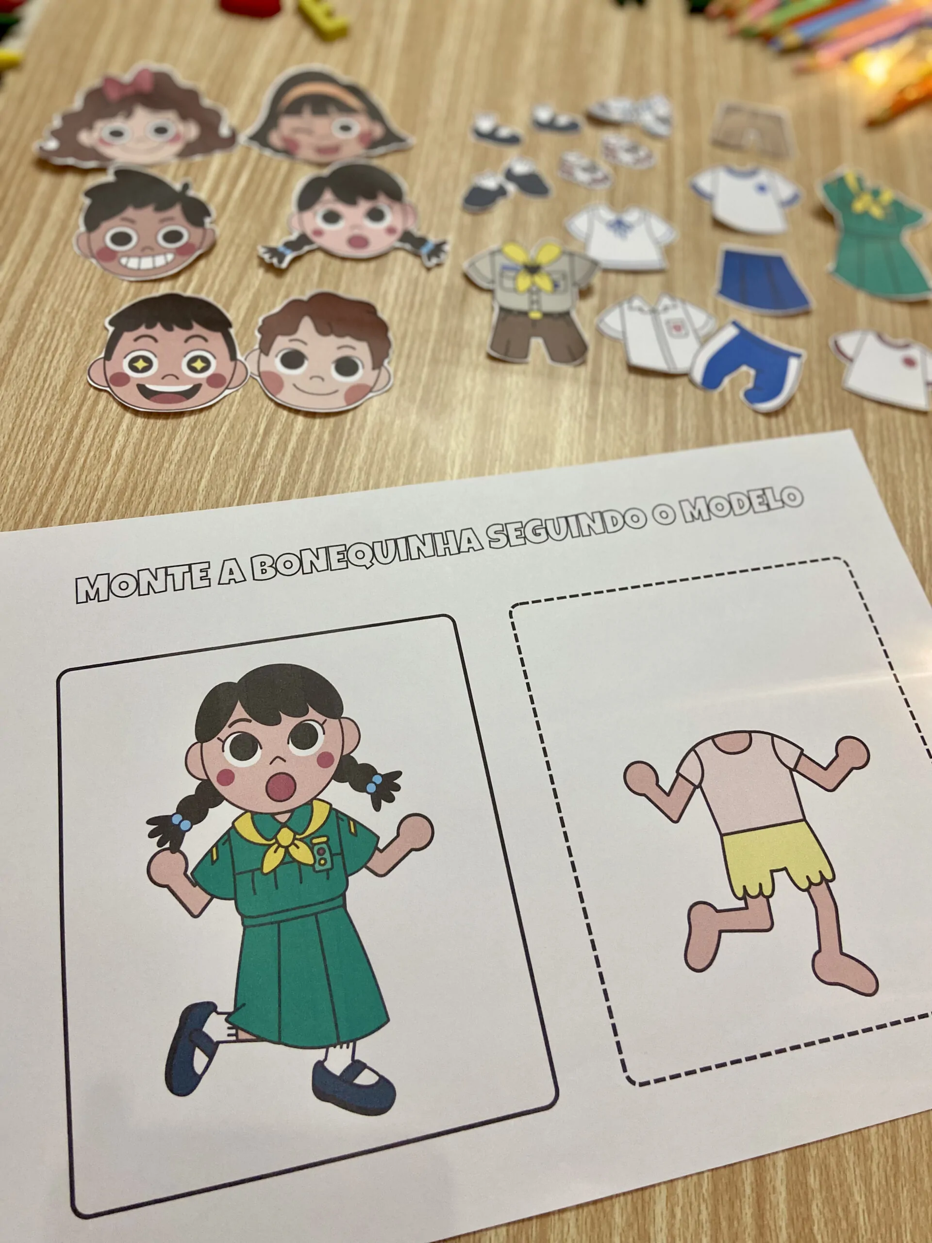 Bonequinhos para Montar - Imagem 6