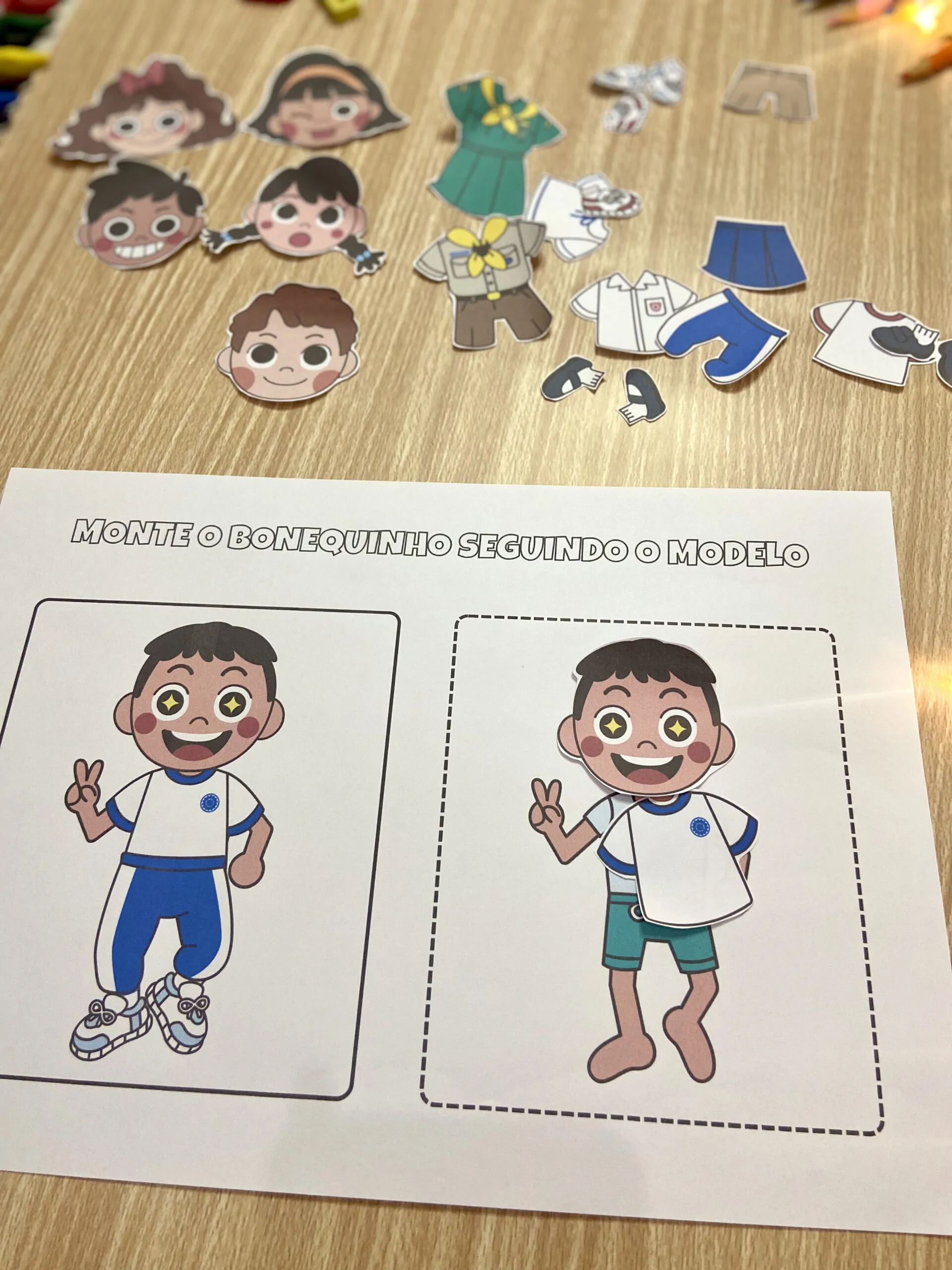 Bonequinhos para Montar - Imagem 7