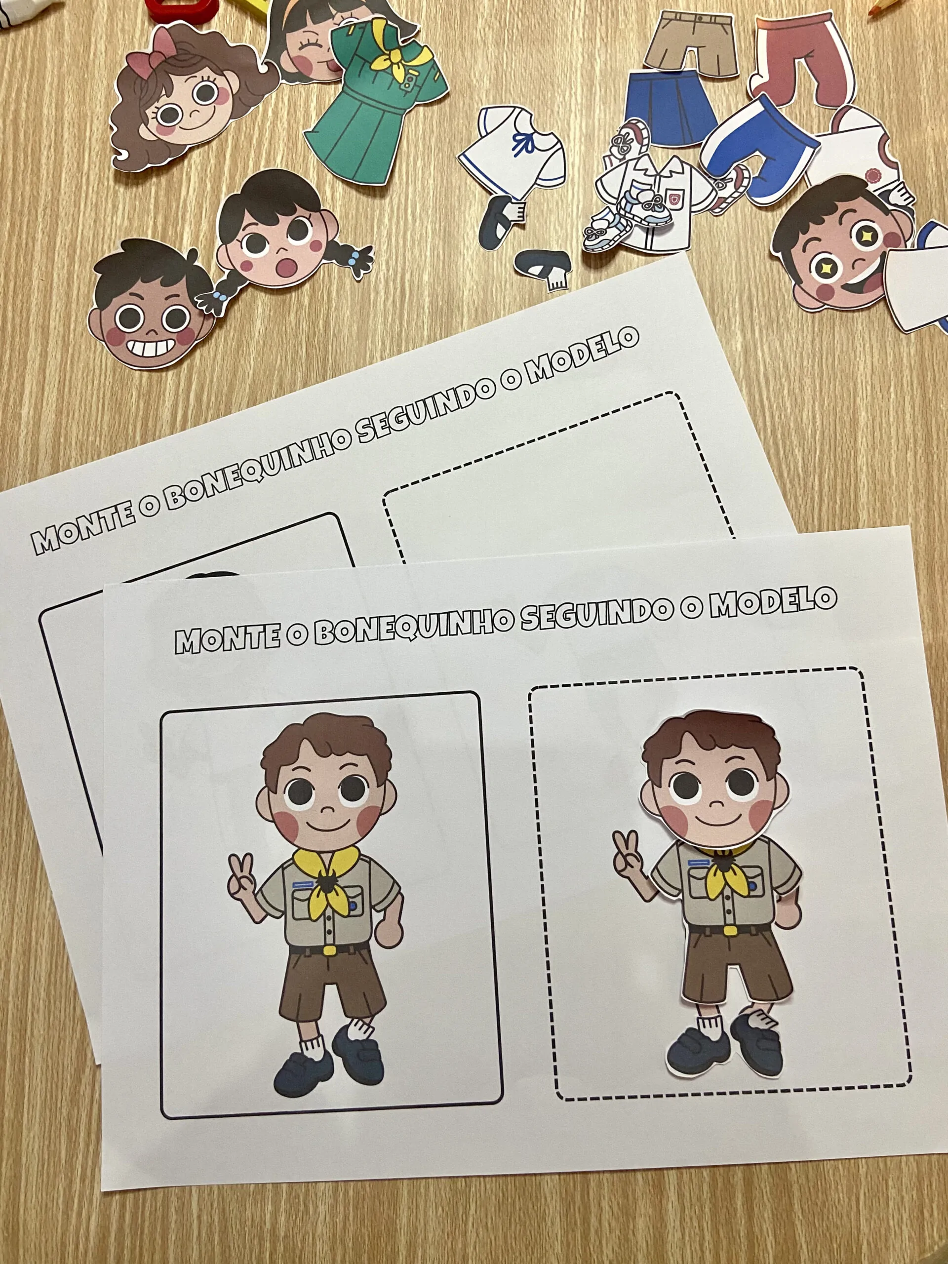 Bonequinhos para Montar - Imagem 8