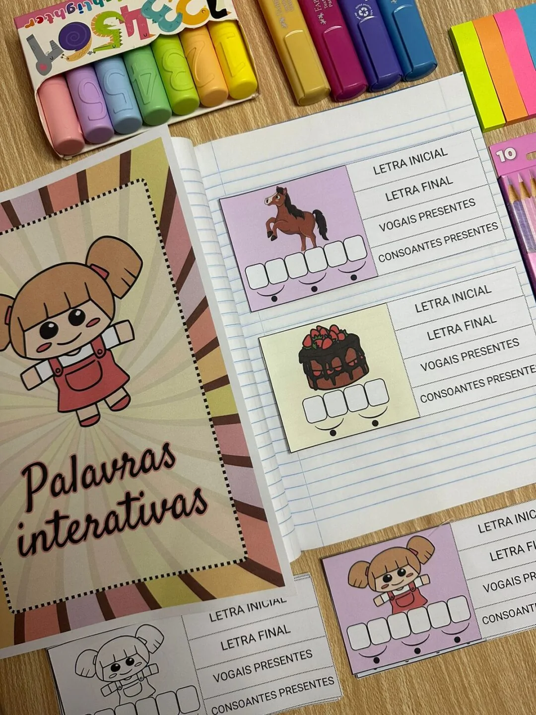 Palavras interativas