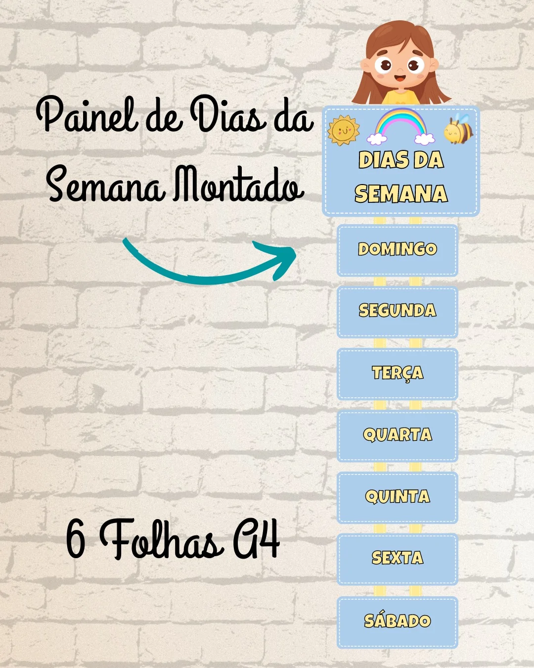 kit Sala de Aula Abelhinha - Imagem 2