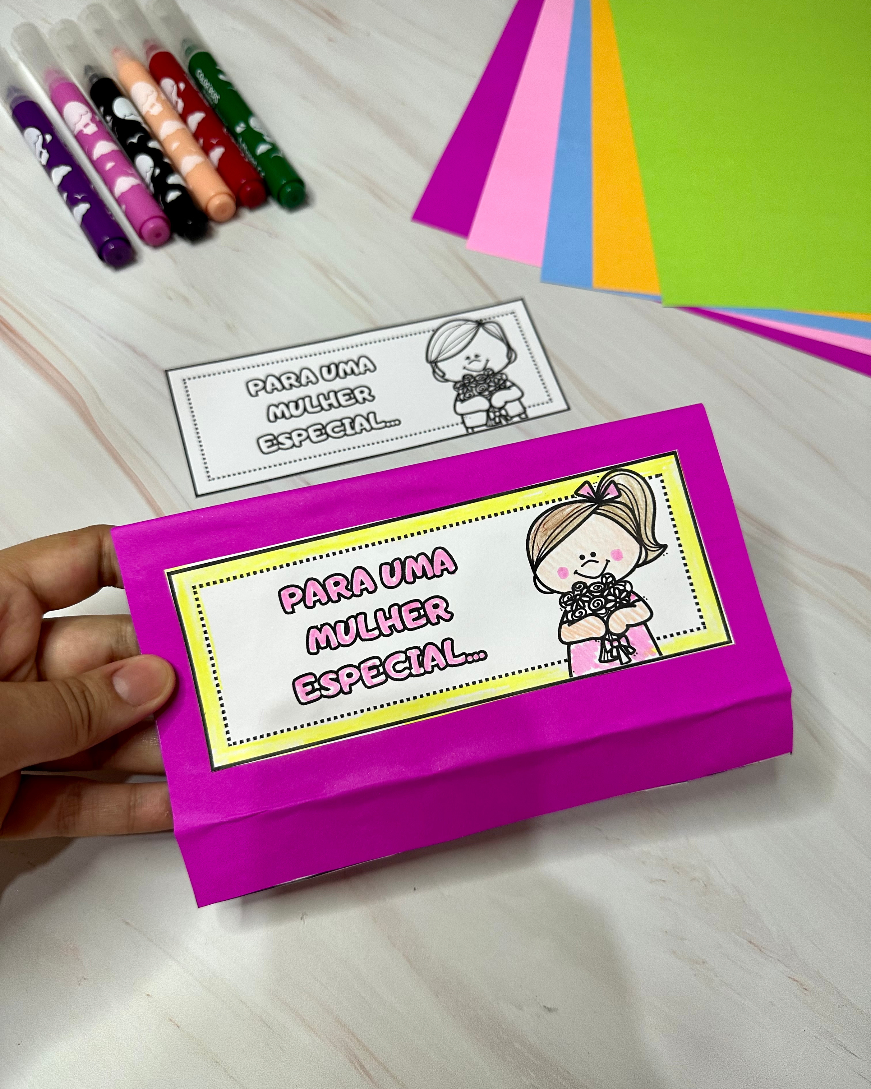 Cartão 3d Dia da Mulher - Imagem 2