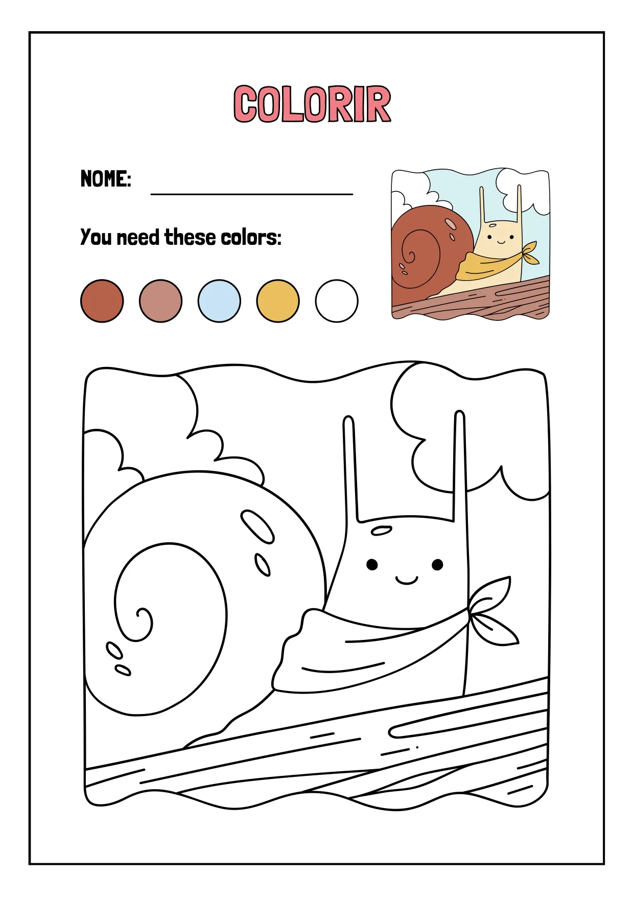 Atividades Para Colorir - Imagem 5