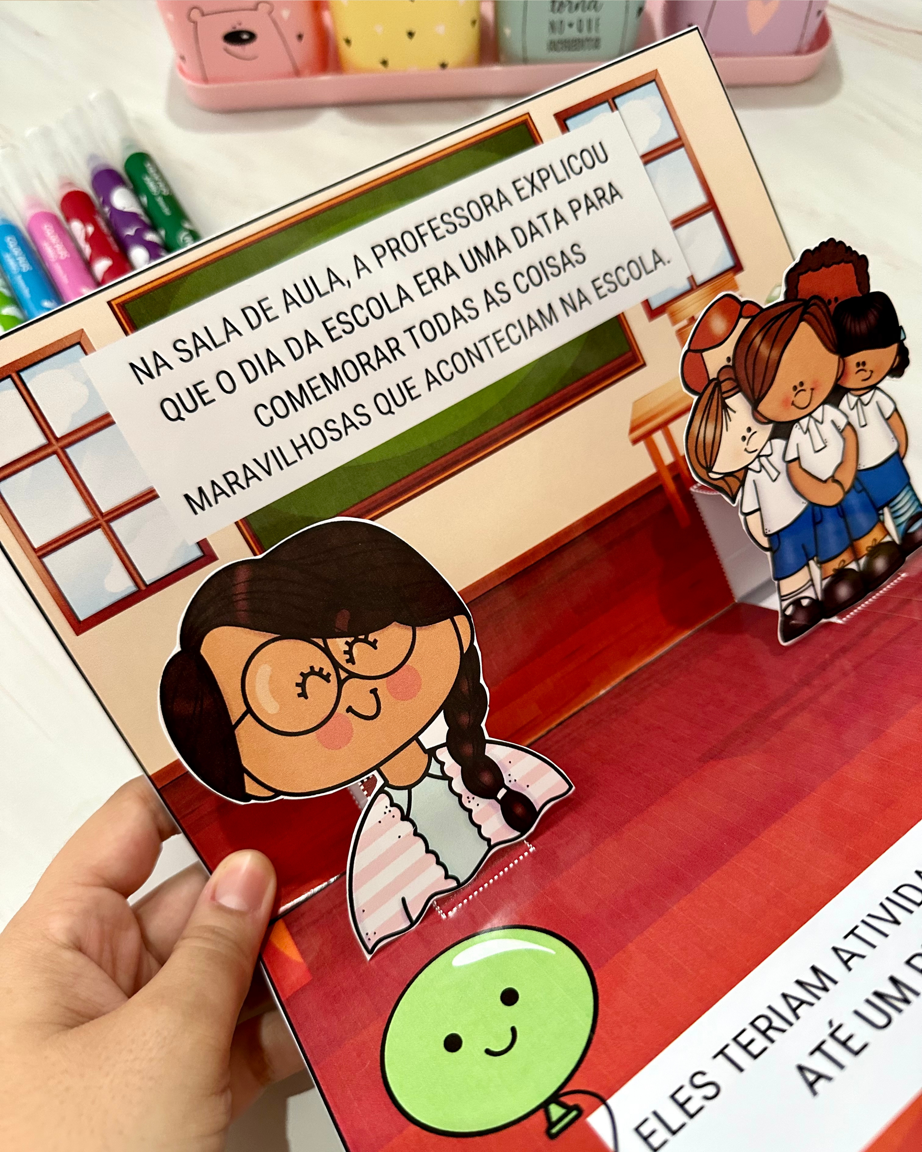 Livro 3D dia da escola - Imagem 11