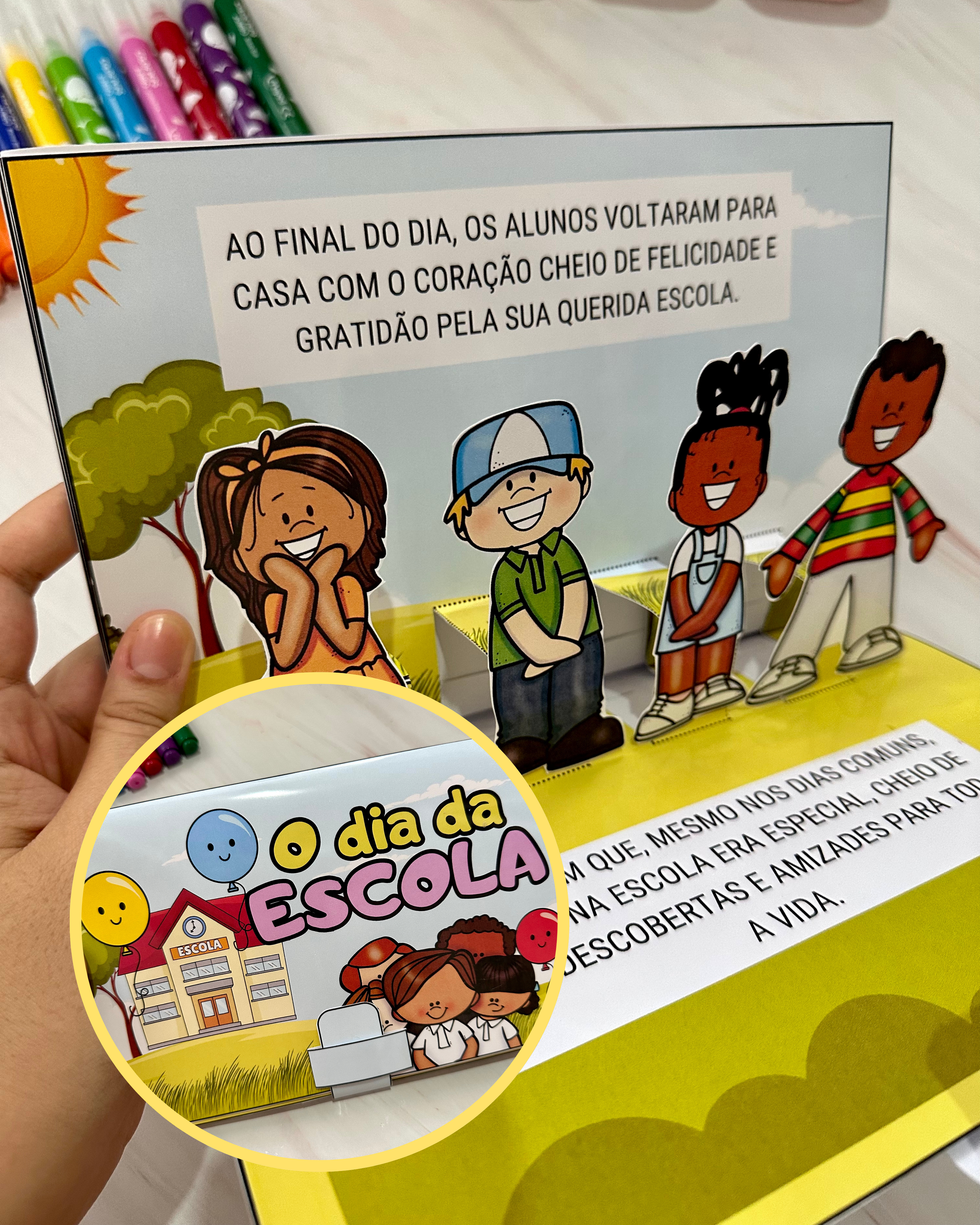 Livro 3D dia da escola - Imagem 13