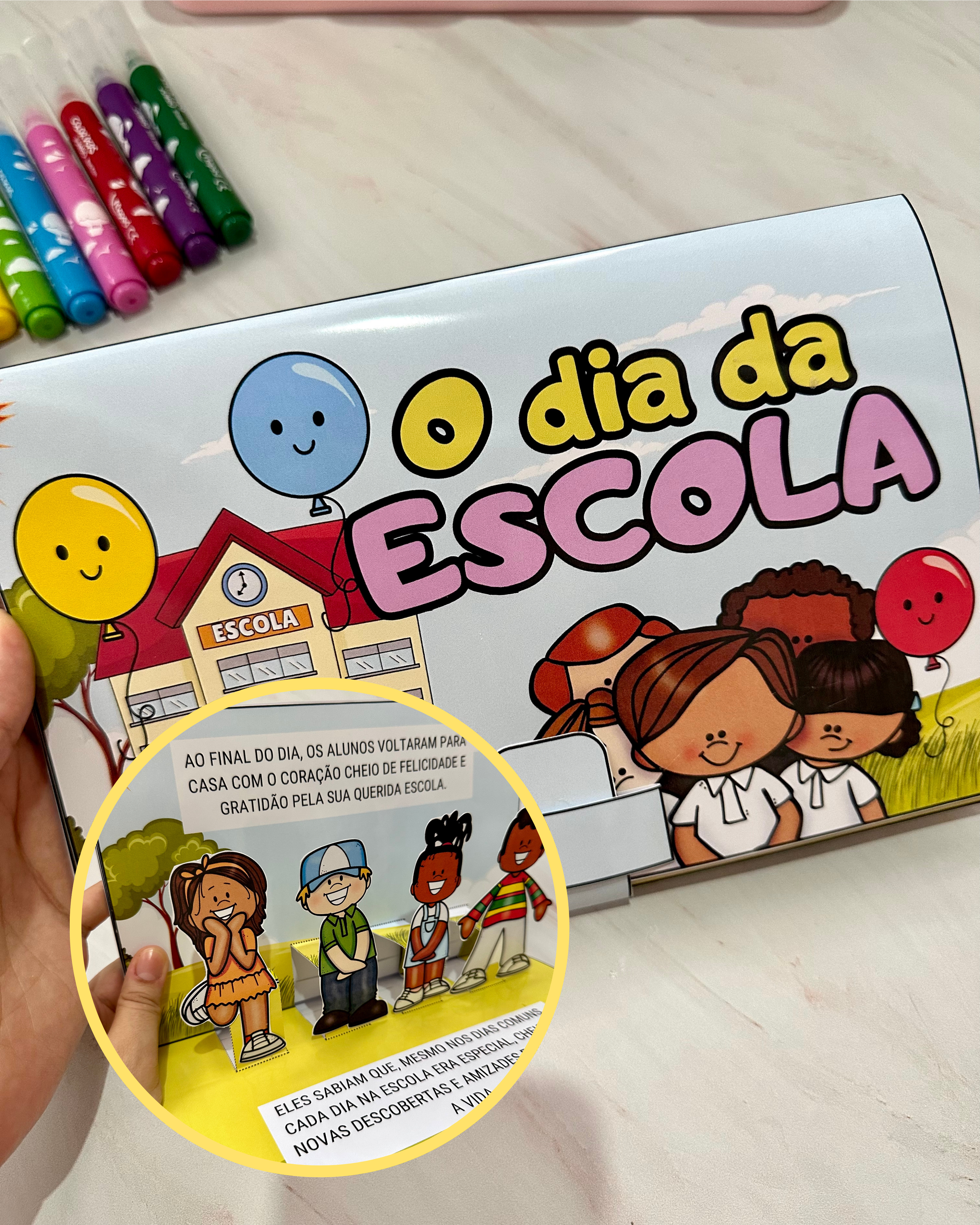 Livro 3D dia da escola - Imagem 14