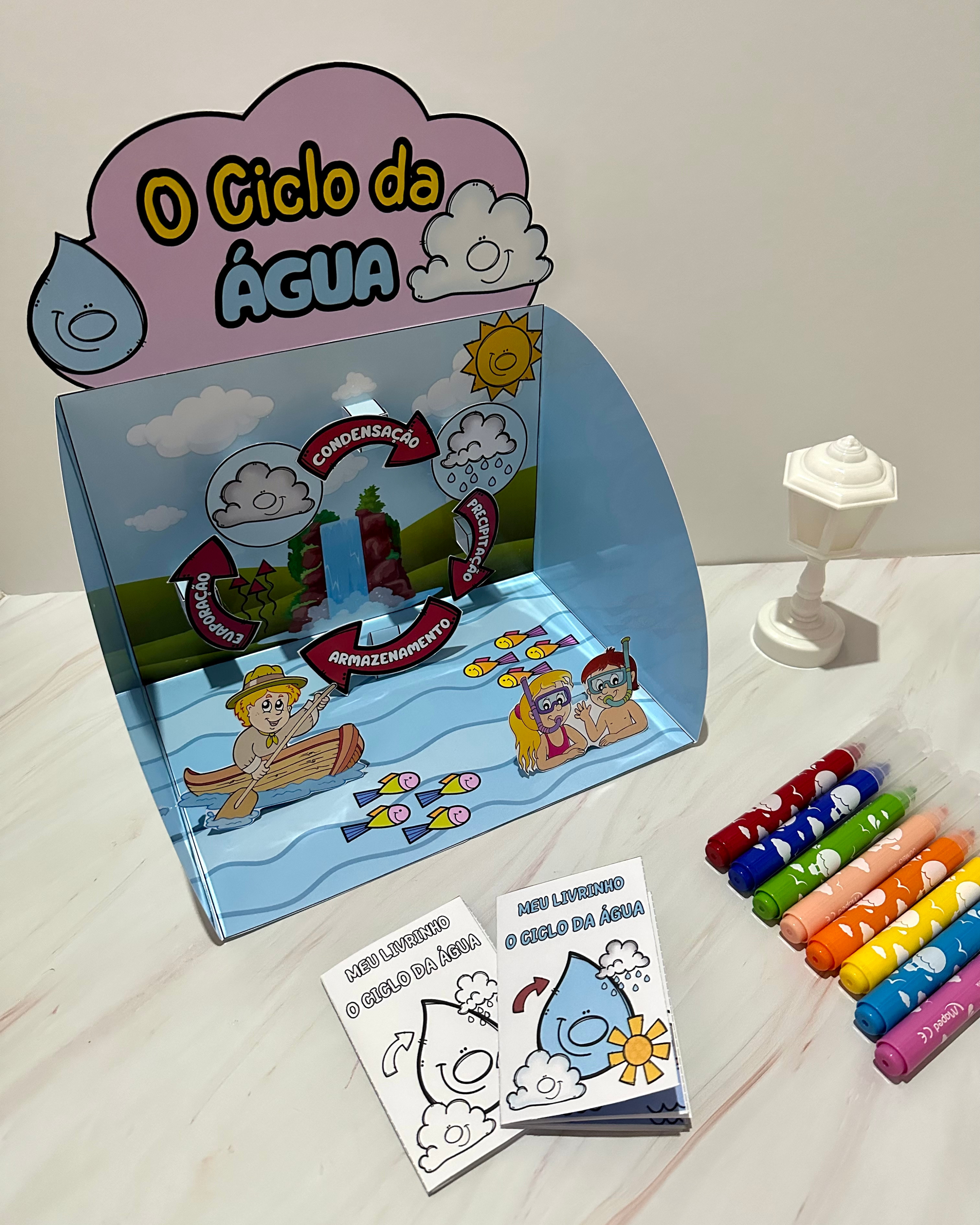 O Ciclo da Água – Recurso 3D + Livrinho Interativo! - Imagem 8