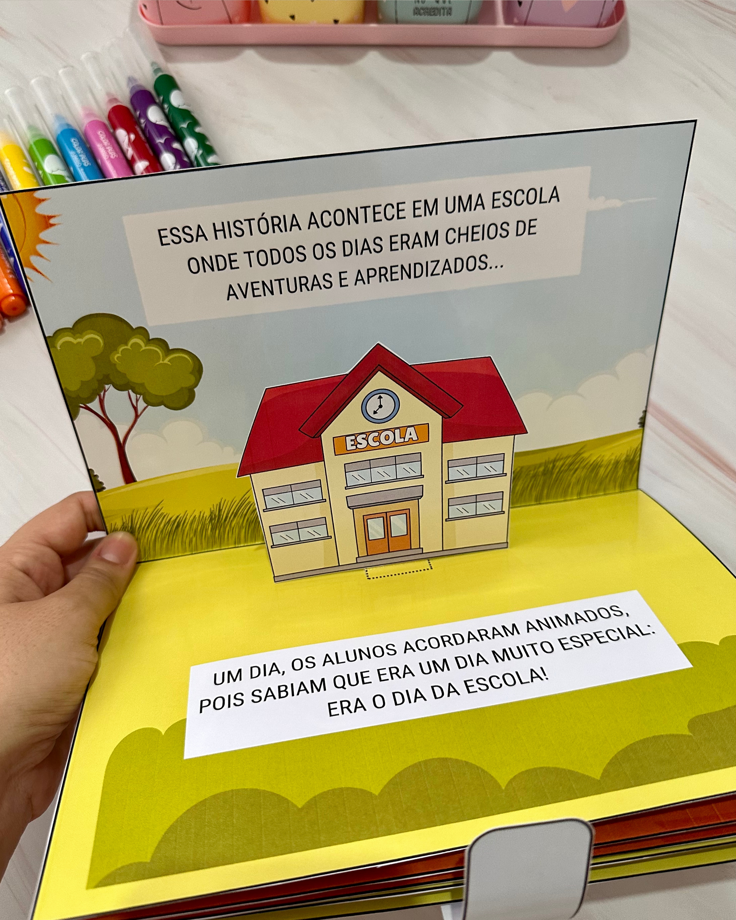 Livro 3D dia da escola - Imagem 4