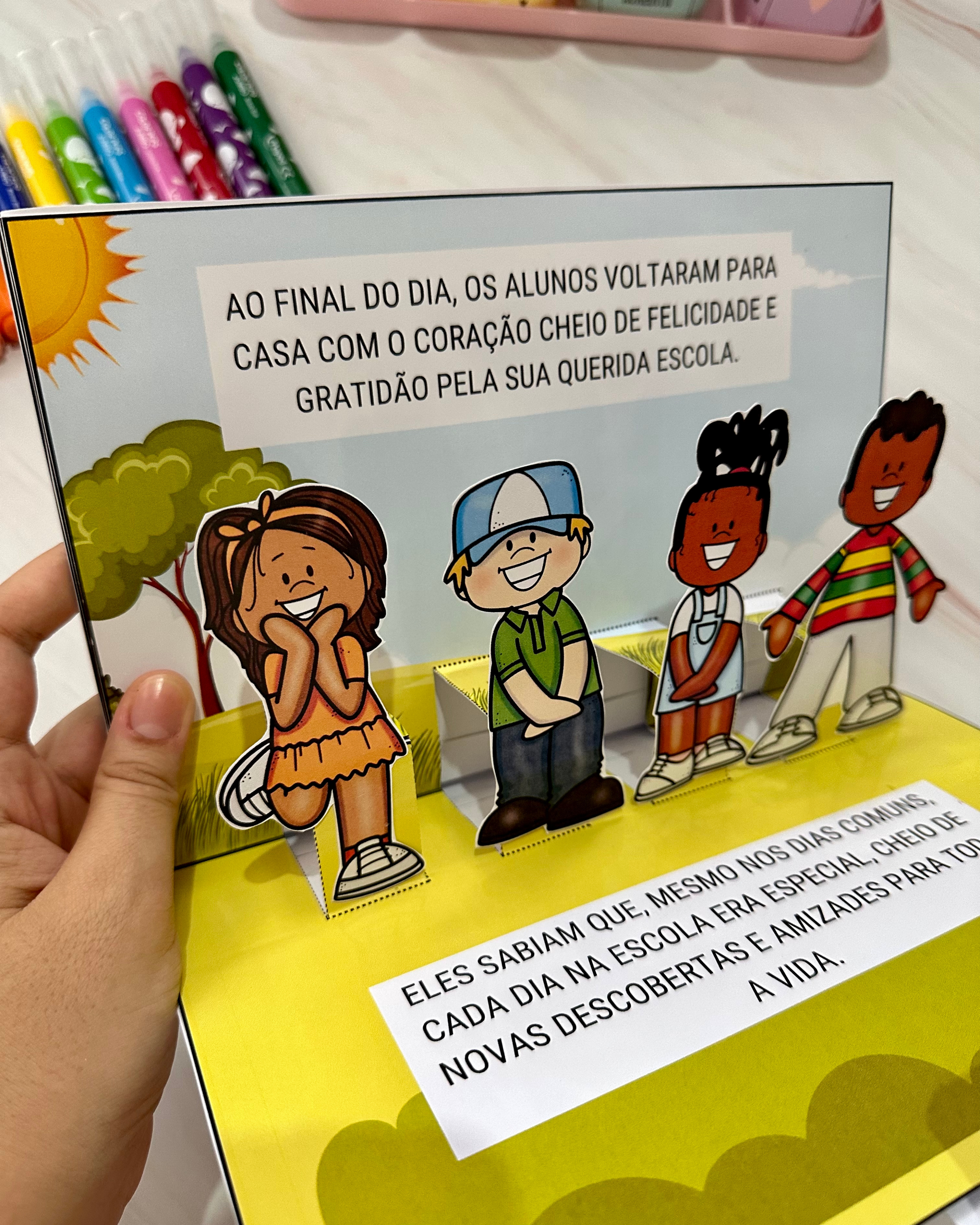 Livro 3D dia da escola - Imagem 8