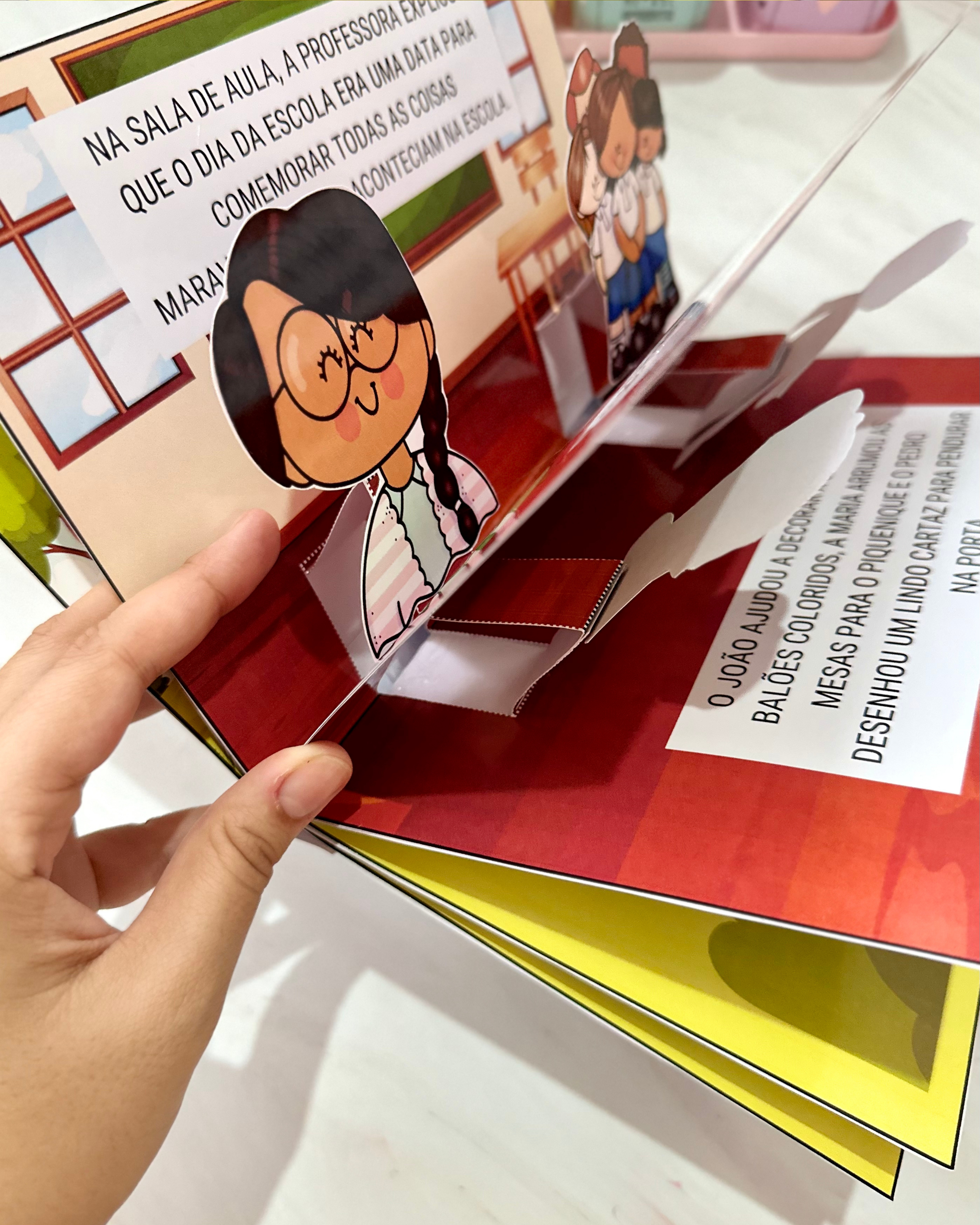 Livro 3D dia da escola - Imagem 10
