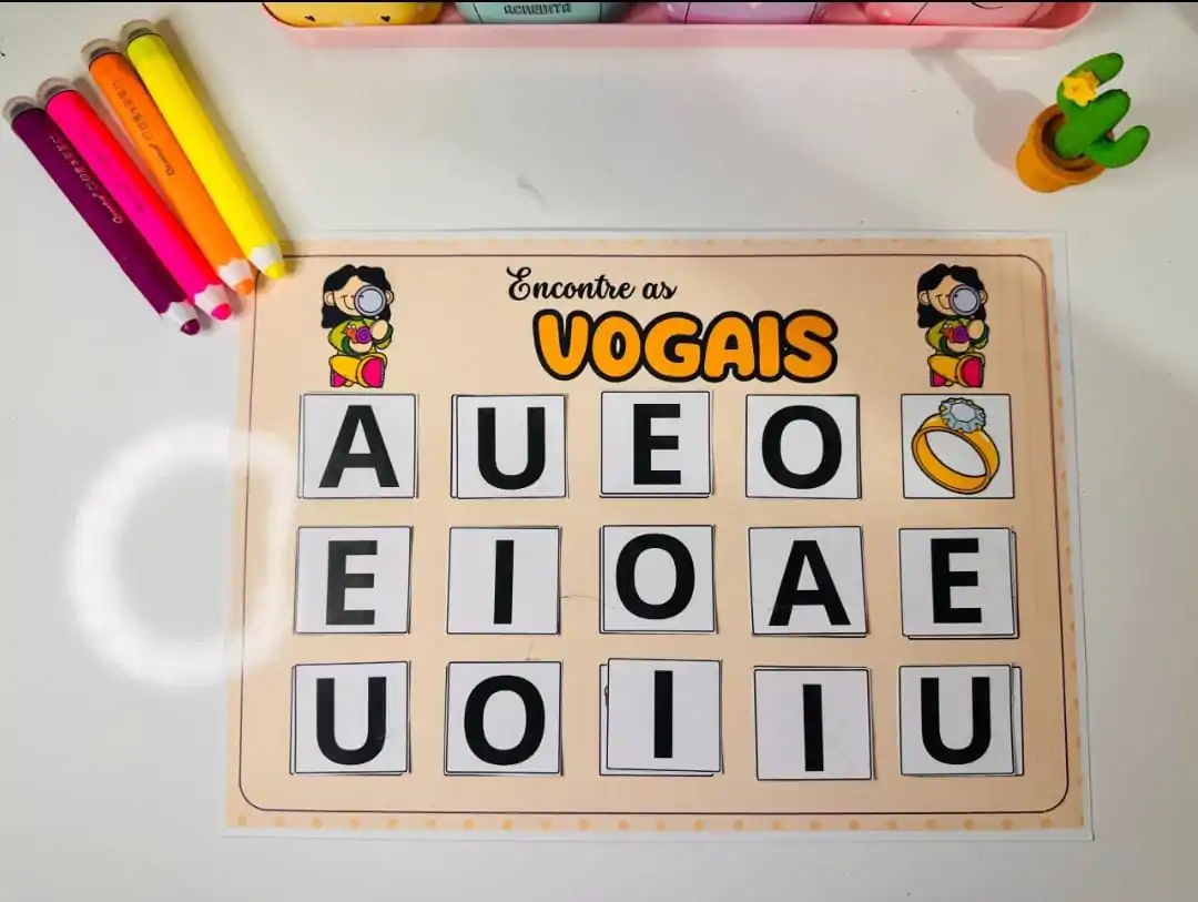 Pareamento das vogais - Imagem 5
