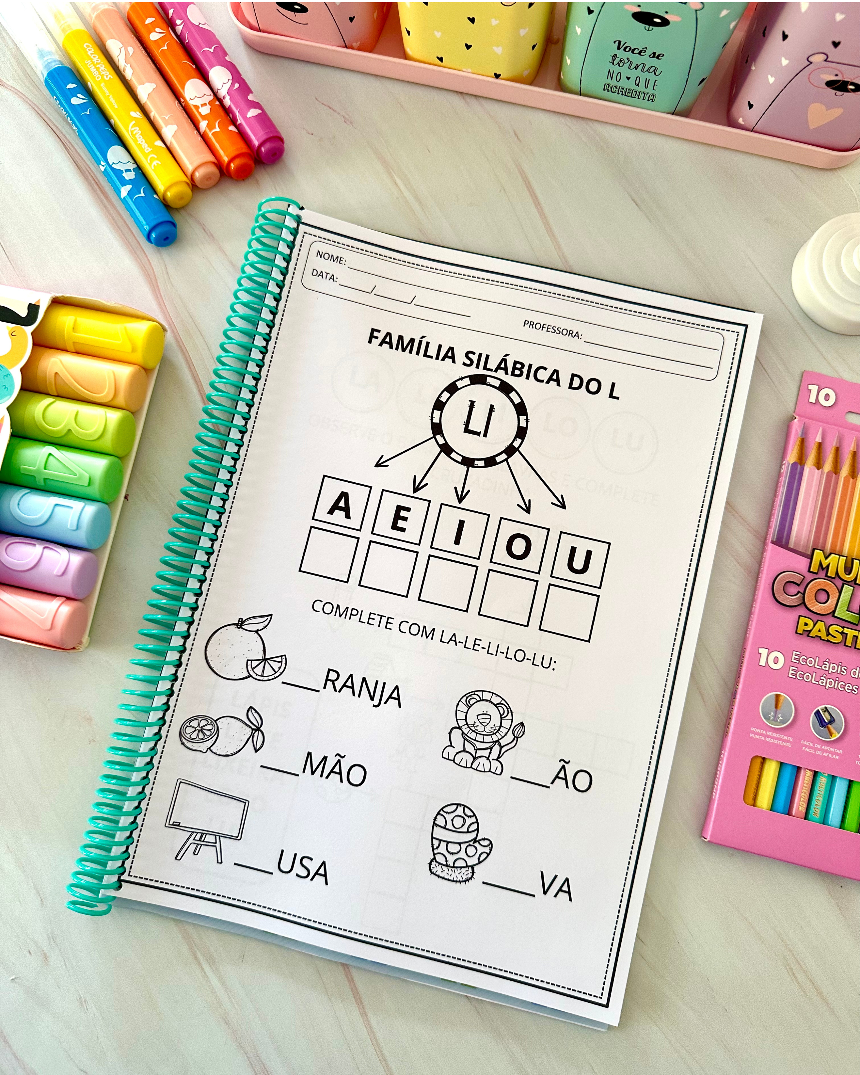 Apostila Família Silábica Simples - Imagem 3