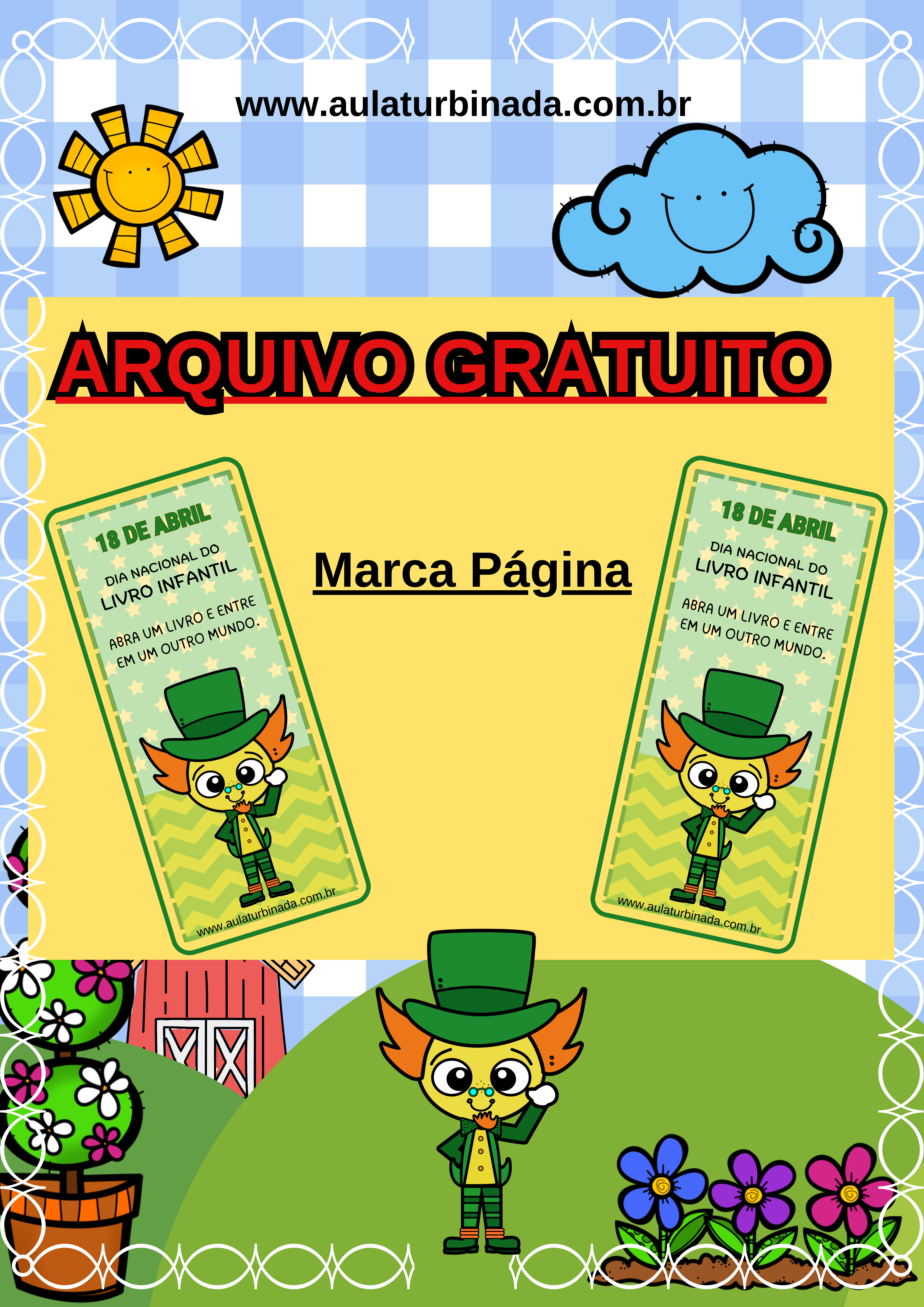 Marca Página - Dia do Livro Infantil