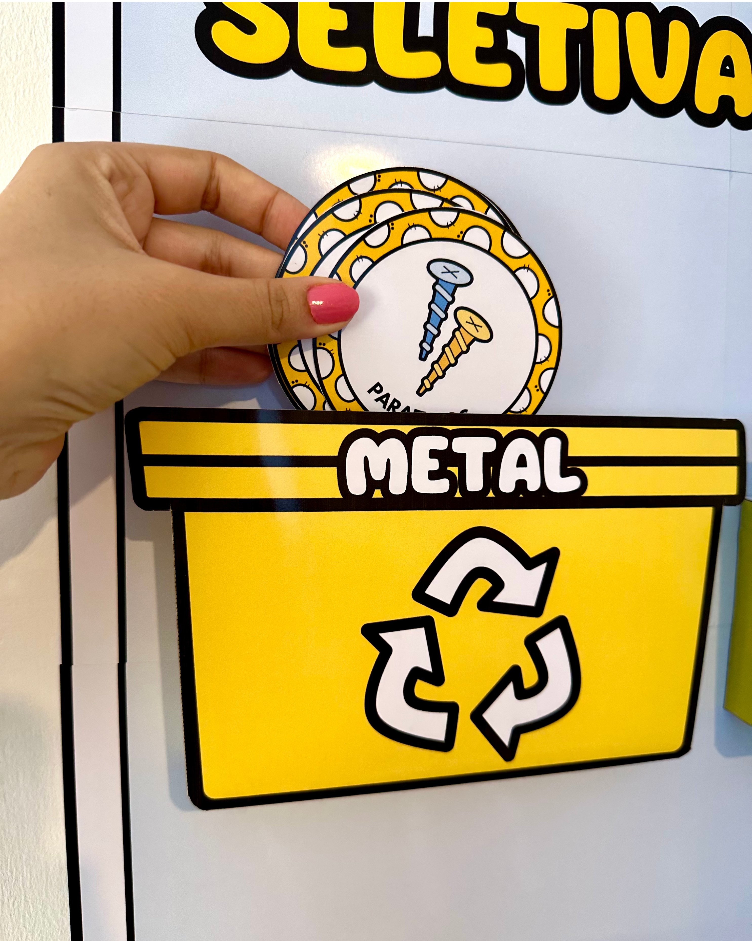 Cartaz Coleta Seletiva - Tema Meio Ambiente - Imagem 3