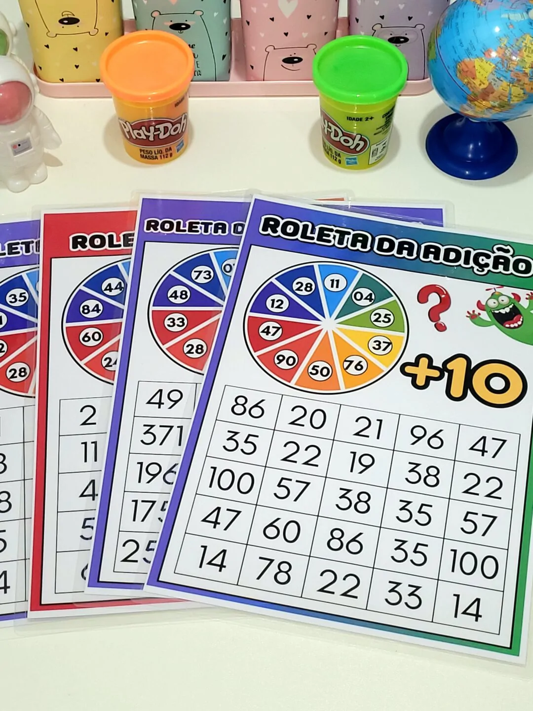 Roleta das 4 Operações Matemáticas