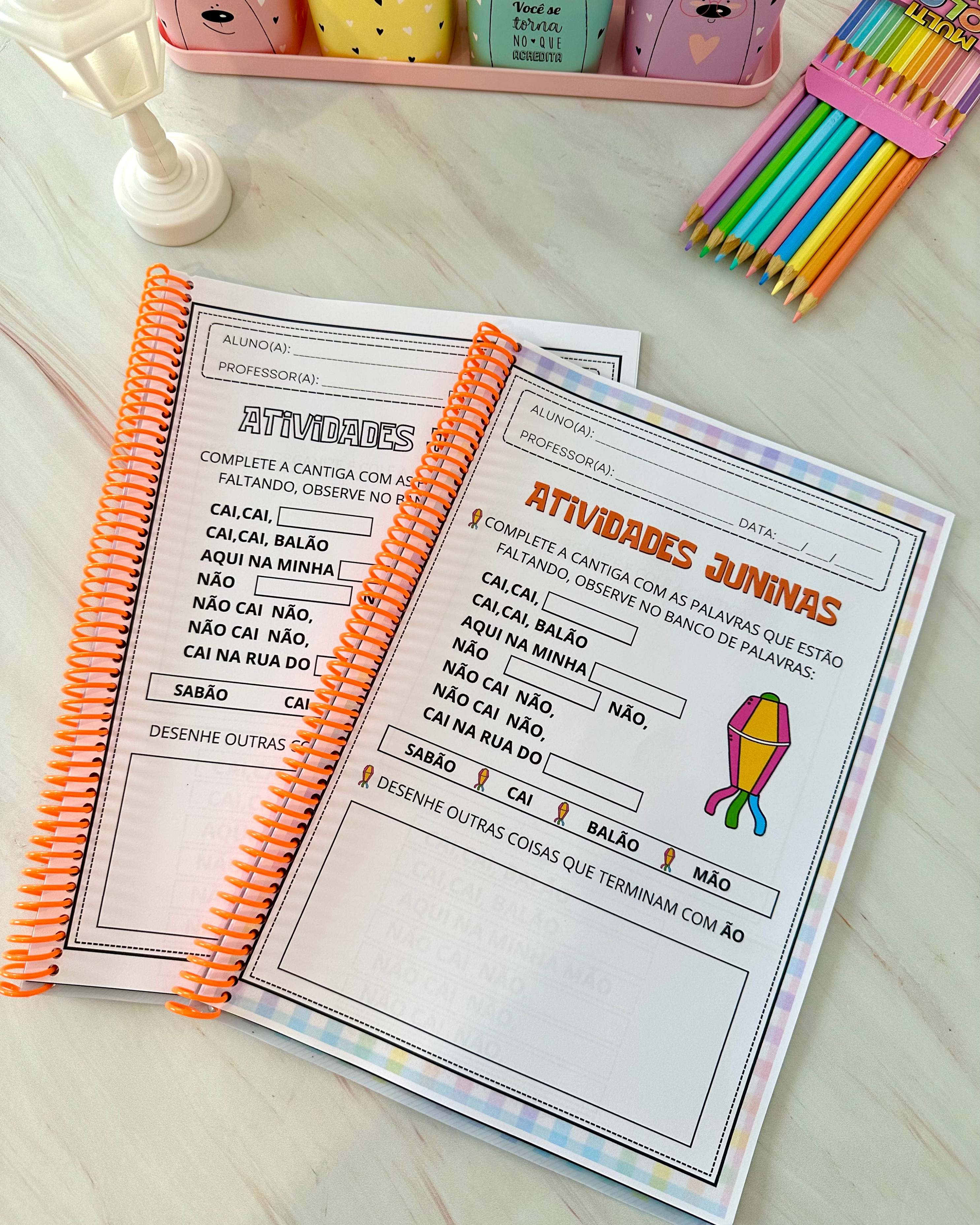 Apostila de Atividades - Festa Junina - Imagem 9