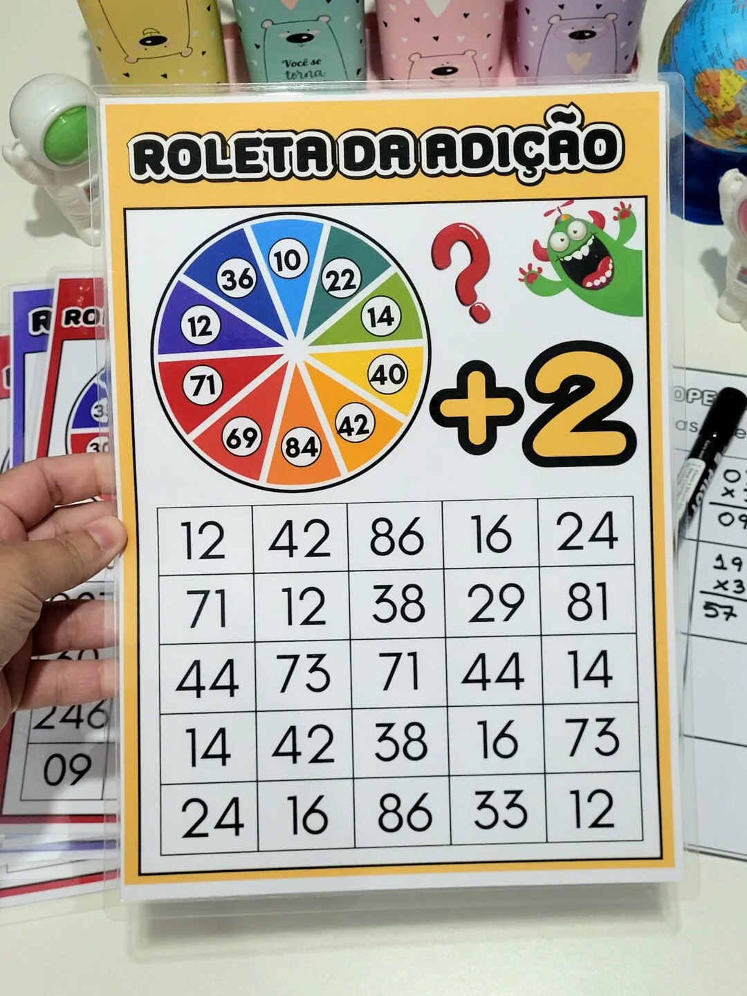 Roleta das 4 Operações Matemáticas - Imagem 6