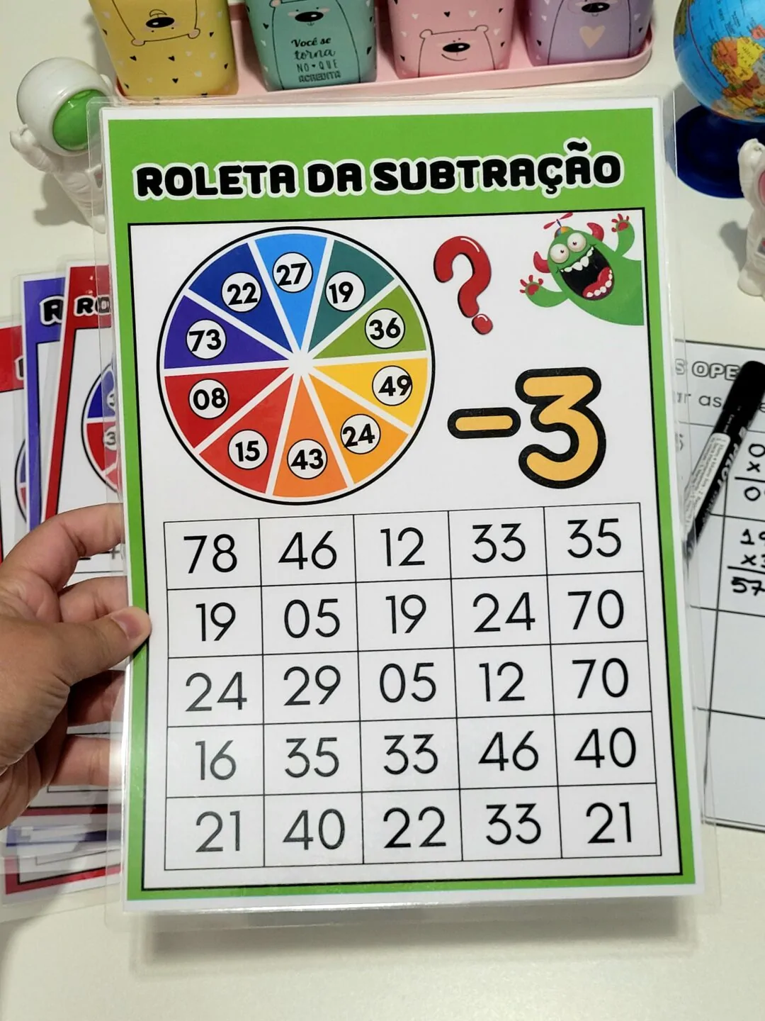 Roleta das 4 Operações Matemáticas - Imagem 13