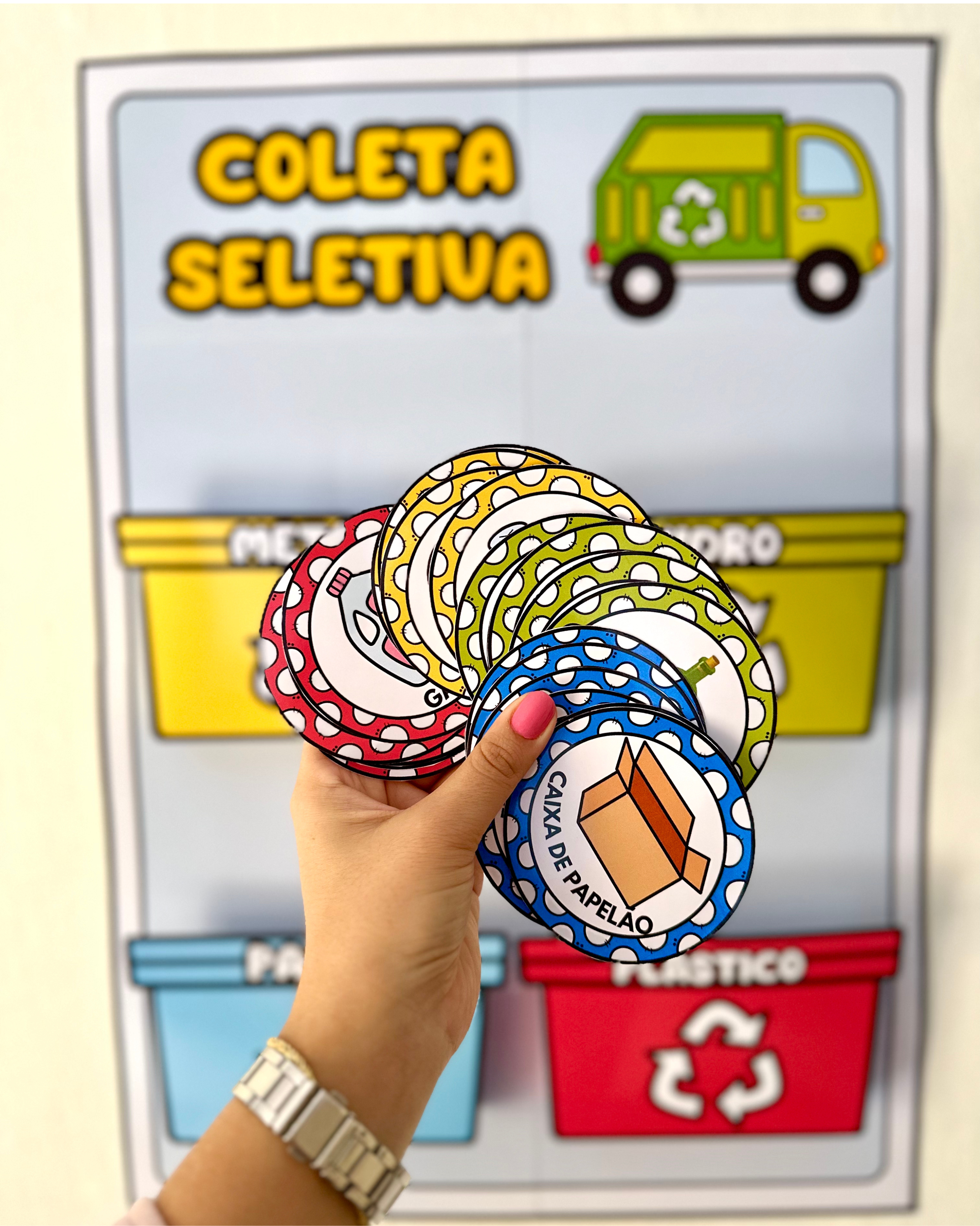 Cartaz Coleta Seletiva - Tema Meio Ambiente