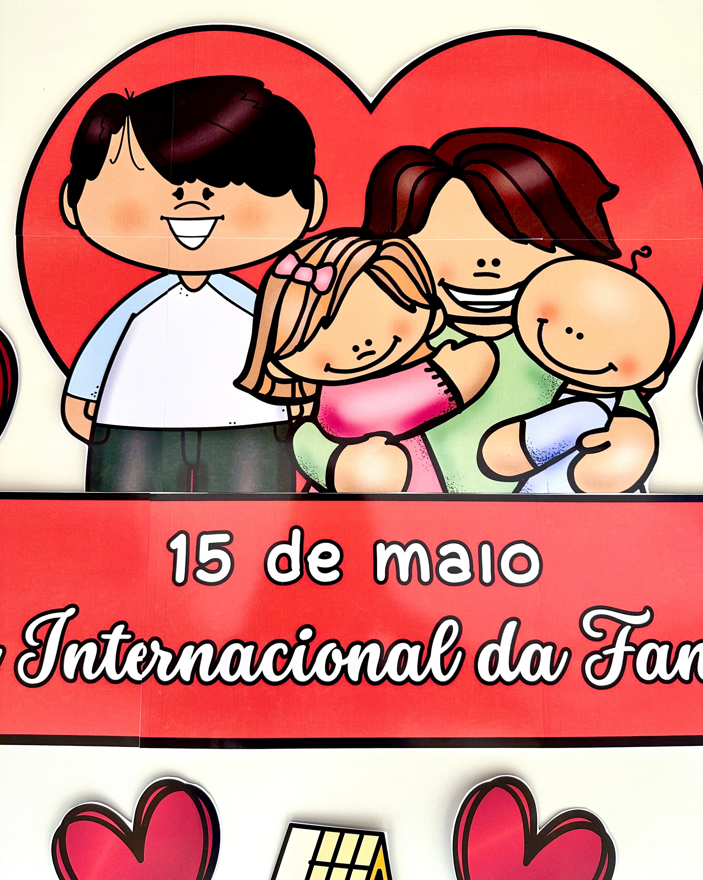 Decoração de Porta Tema Dia Internacional da Família - Imagem 11