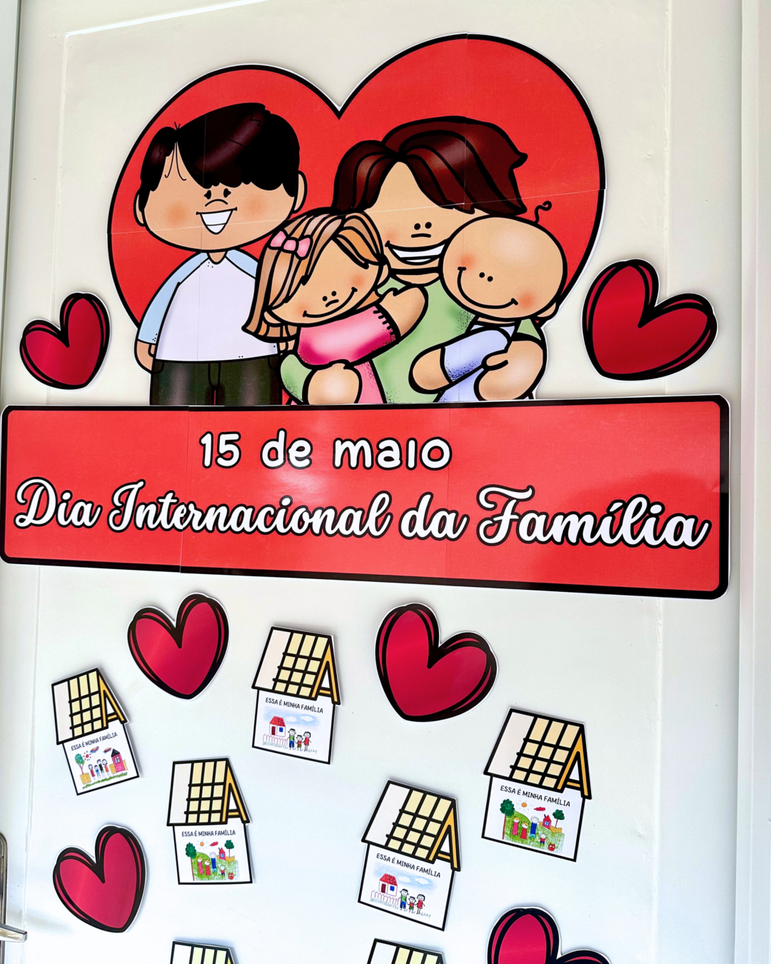 Decoração de Porta Tema Dia Internacional da Família - Imagem 8