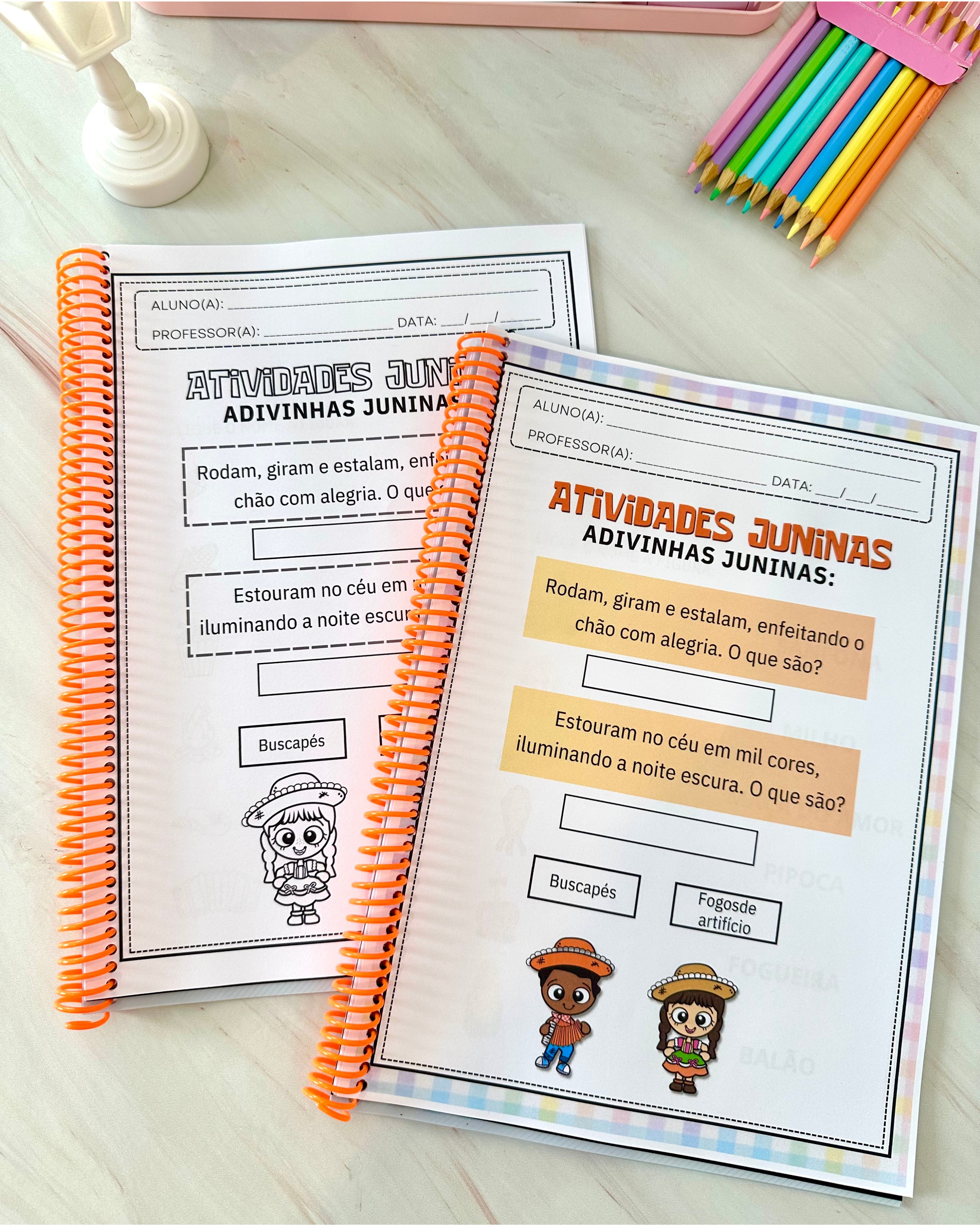 Apostila de Atividades - Festa Junina - Imagem 3