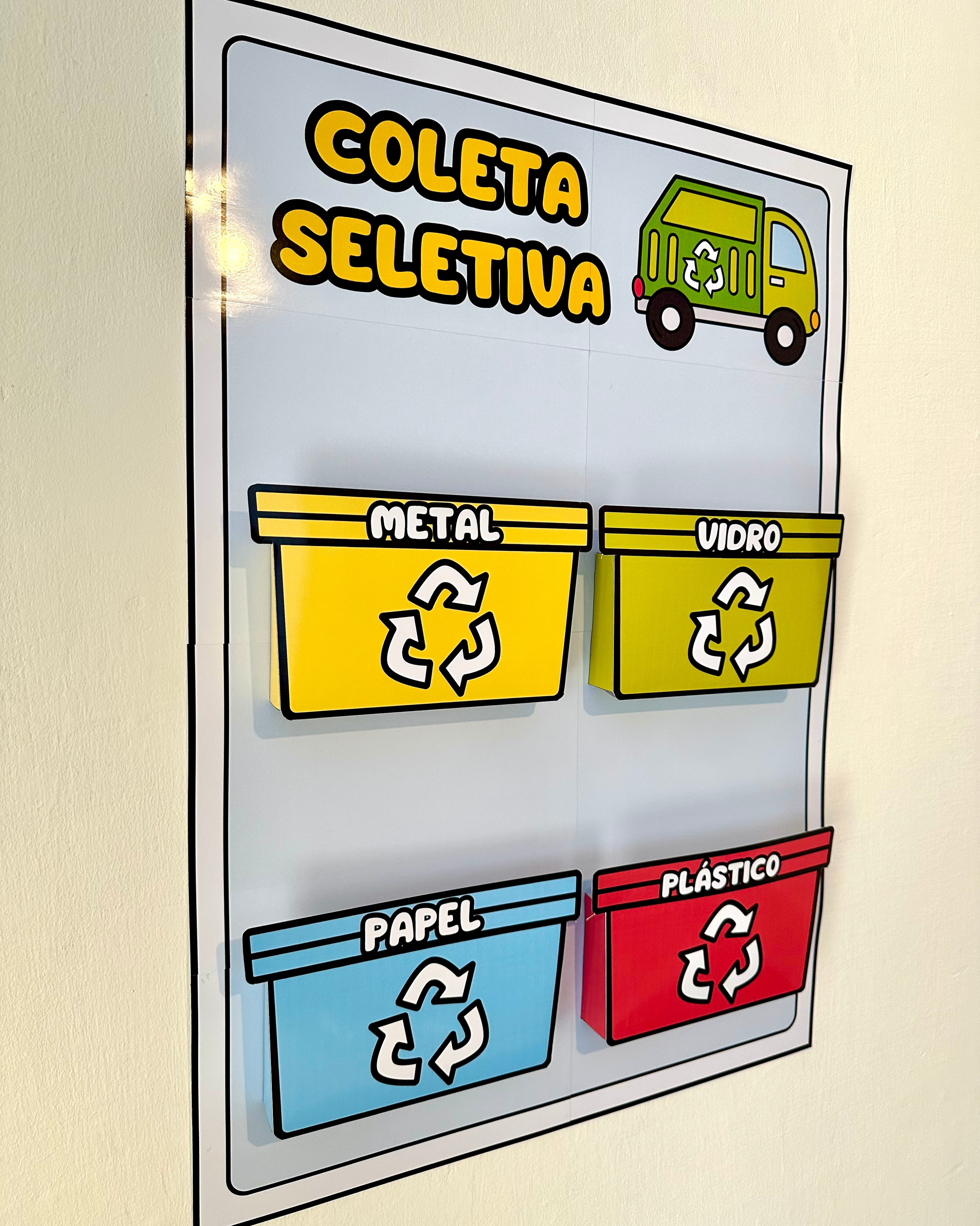 Cartaz Coleta Seletiva - Tema Meio Ambiente - Imagem 6