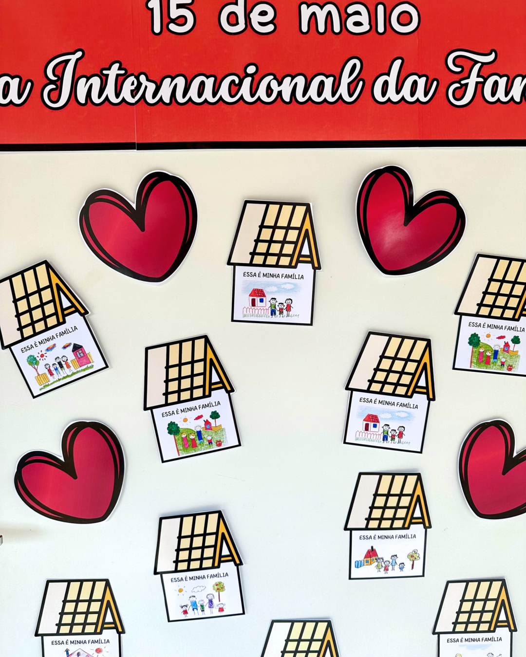 Decoração de Porta Tema Dia Internacional da Família - Imagem 3