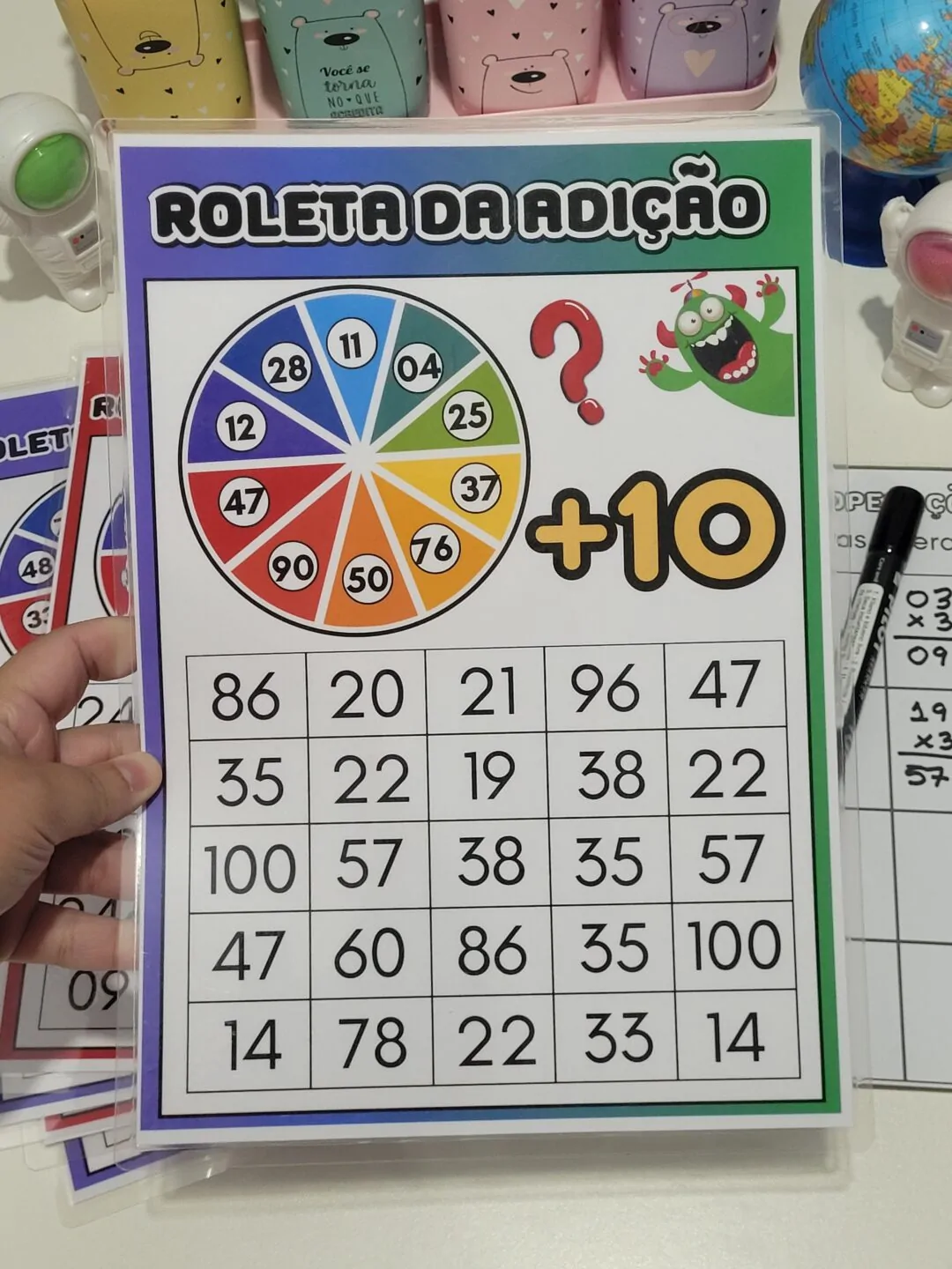 Roleta das 4 Operações Matemáticas - Imagem 11