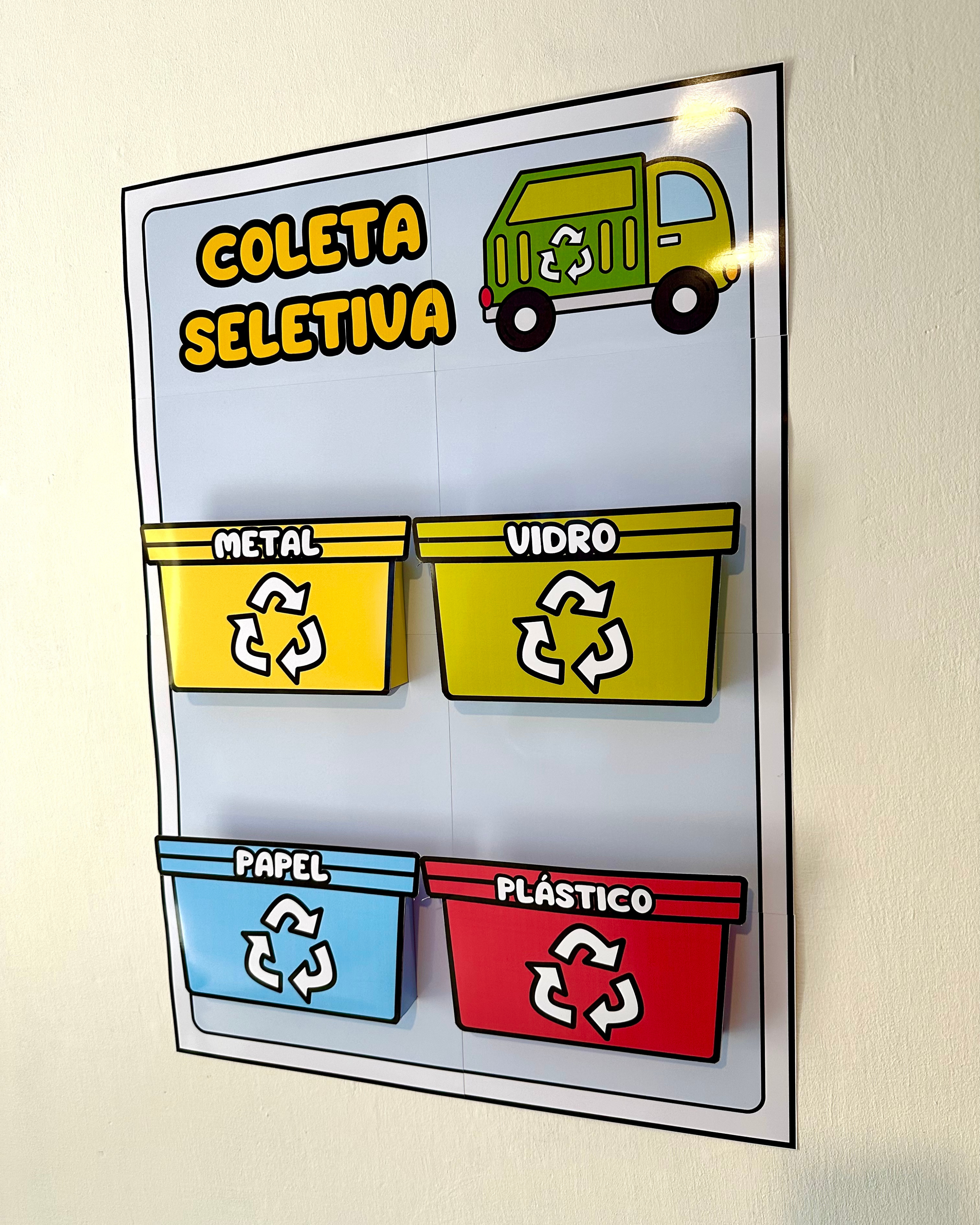 Cartaz Coleta Seletiva - Tema Meio Ambiente - Imagem 7