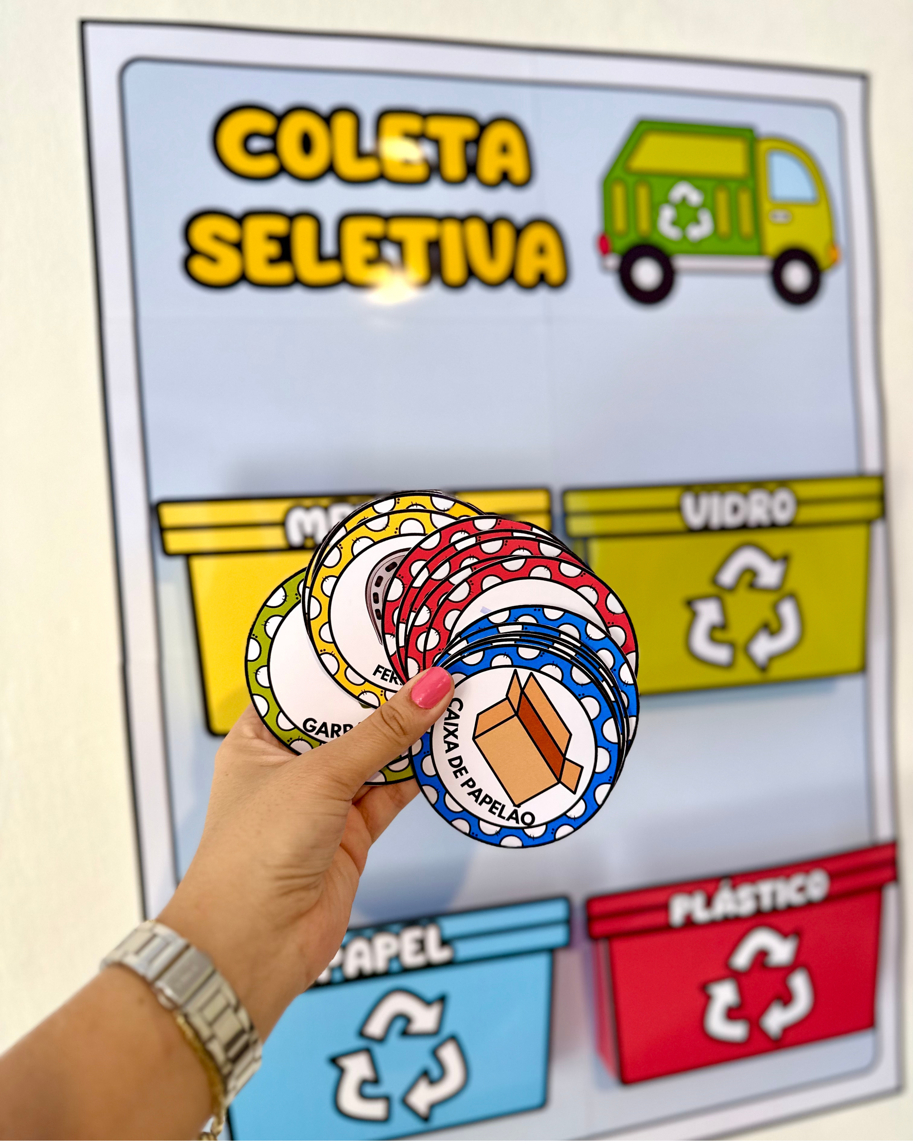 Cartaz Coleta Seletiva - Tema Meio Ambiente - Imagem 9